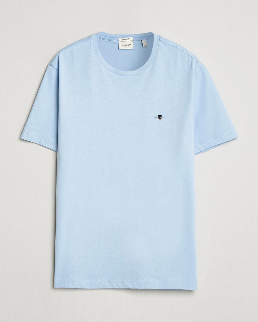 Uomini | T-shirt | GANT | The Original T-Shirt Fresh Blue