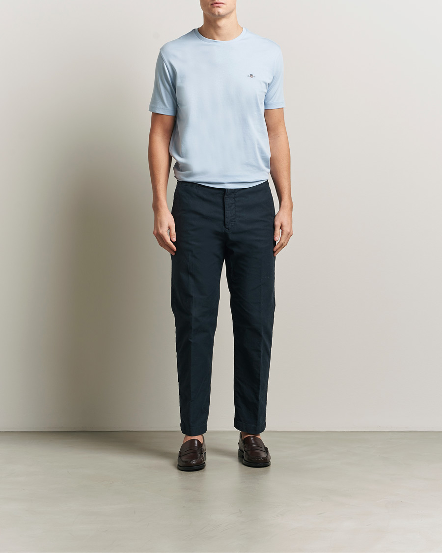 Uomini | T-shirt | GANT | The Original T-Shirt Fresh Blue