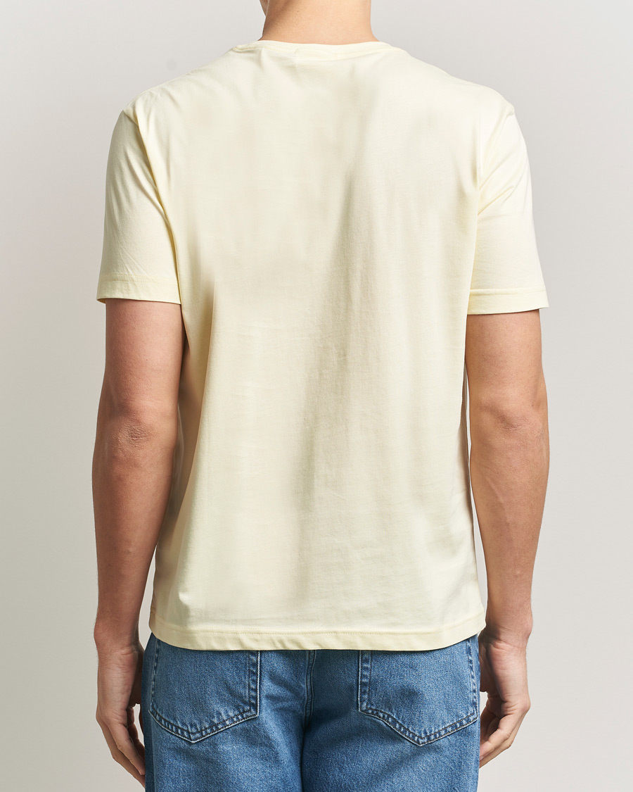 Uomini | T-shirt | GANT | The Original T-Shirt Vanilla Yellow