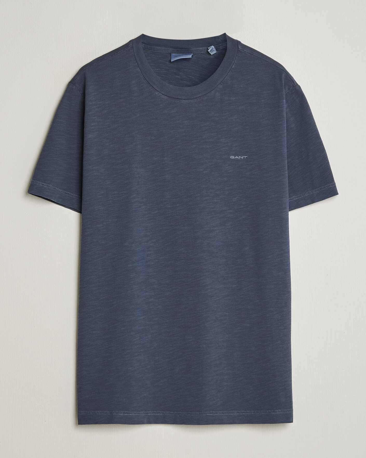 Uomini | T-shirt | Gant | Washed Slub T-Shirt Evening Blue