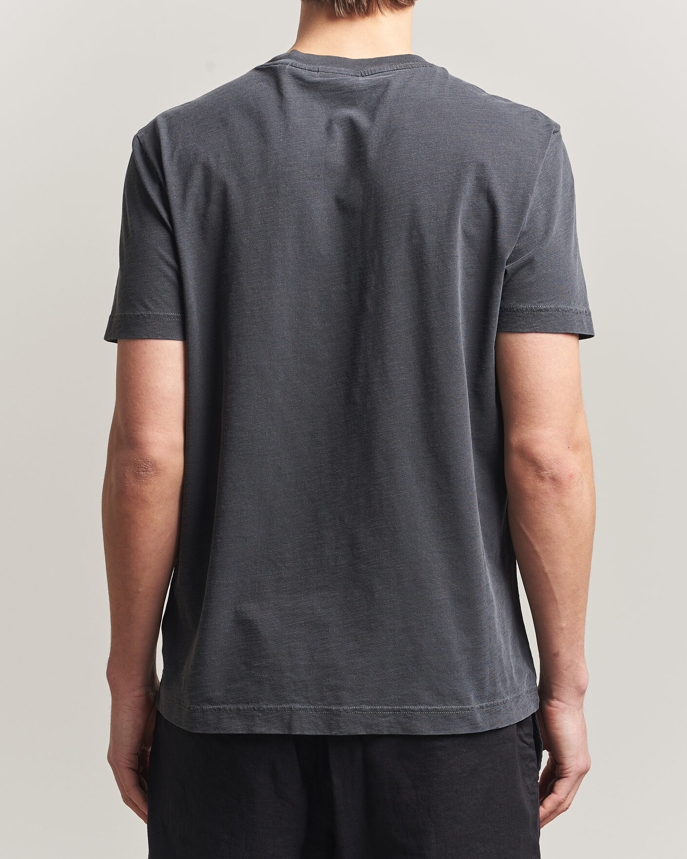 Uomini | T-shirt | Gant | Washed Slub T-Shirt Black