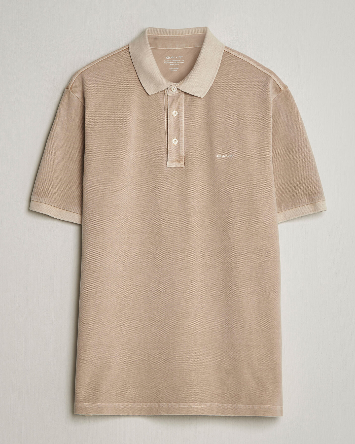 Uomini | Polo | GANT | Sunfaded Polo Oat Beige