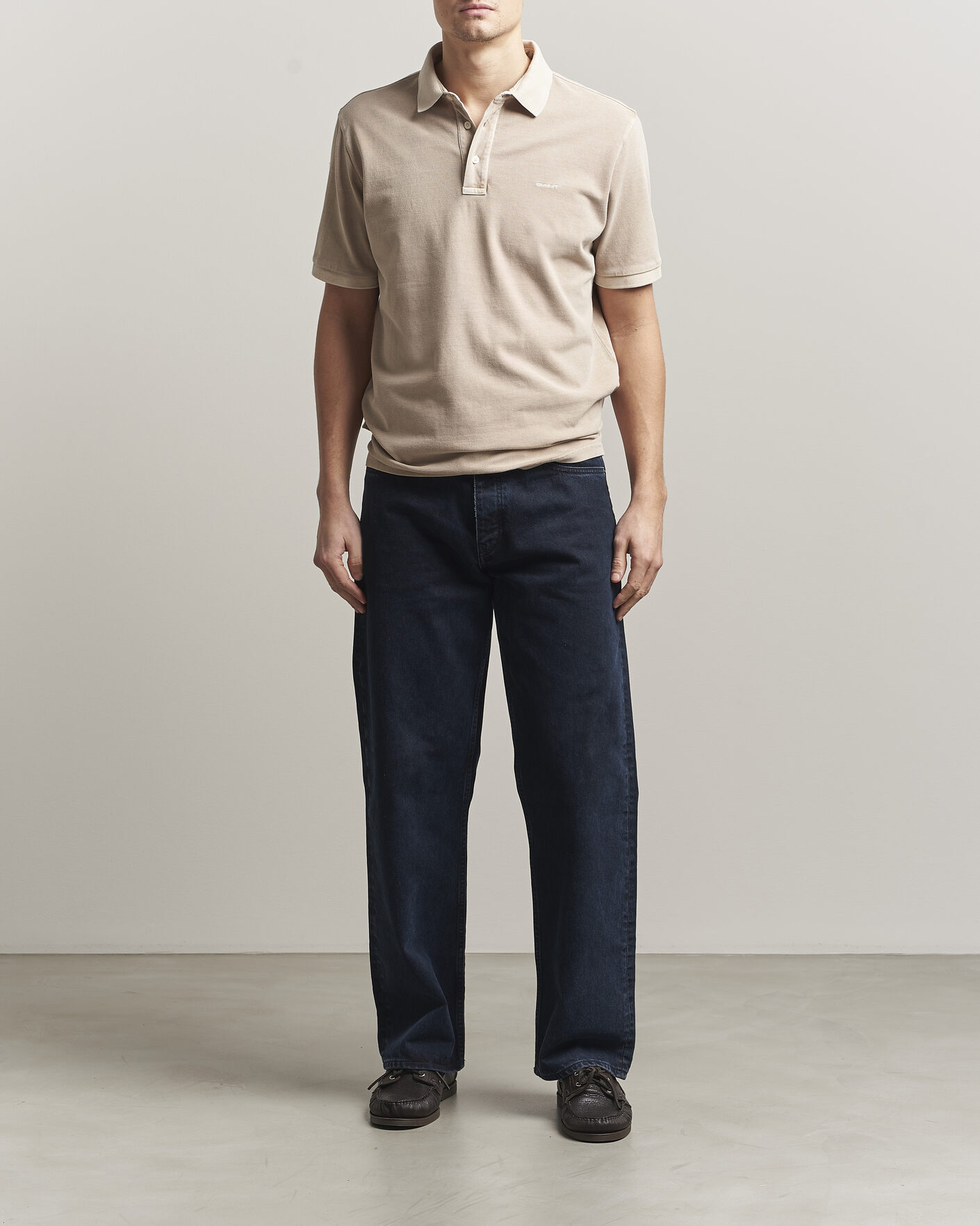 Uomini | Polo | GANT | Sunfaded Polo Oat Beige