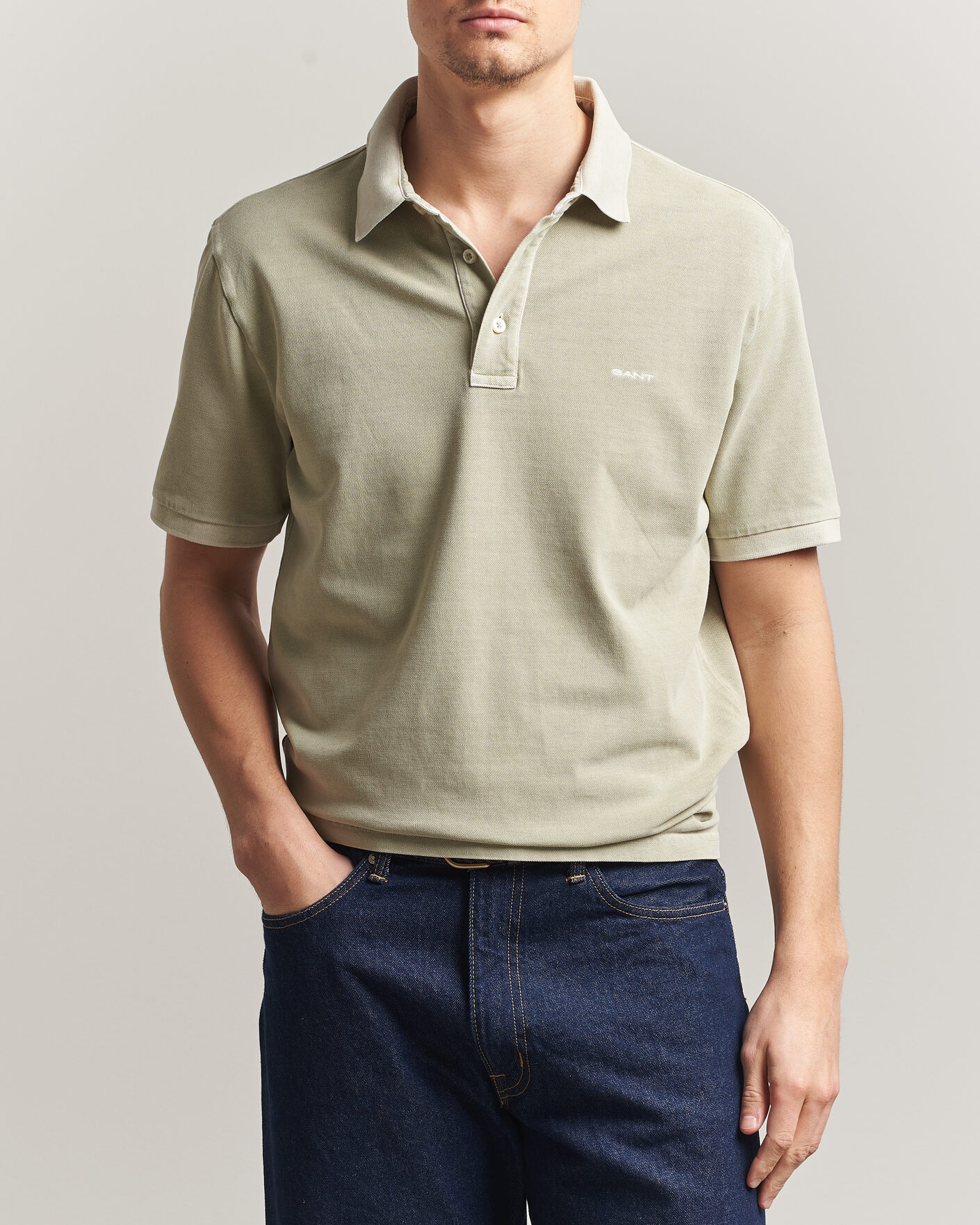 Uomini | Polo | Gant | Sunfaded Polo Milky Matcha