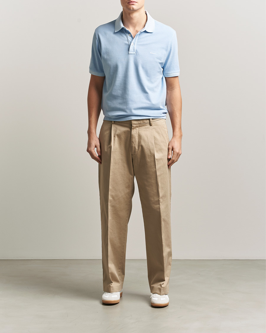 Uomini | Polo | GANT | Sunfaded Polo Fresh Blue