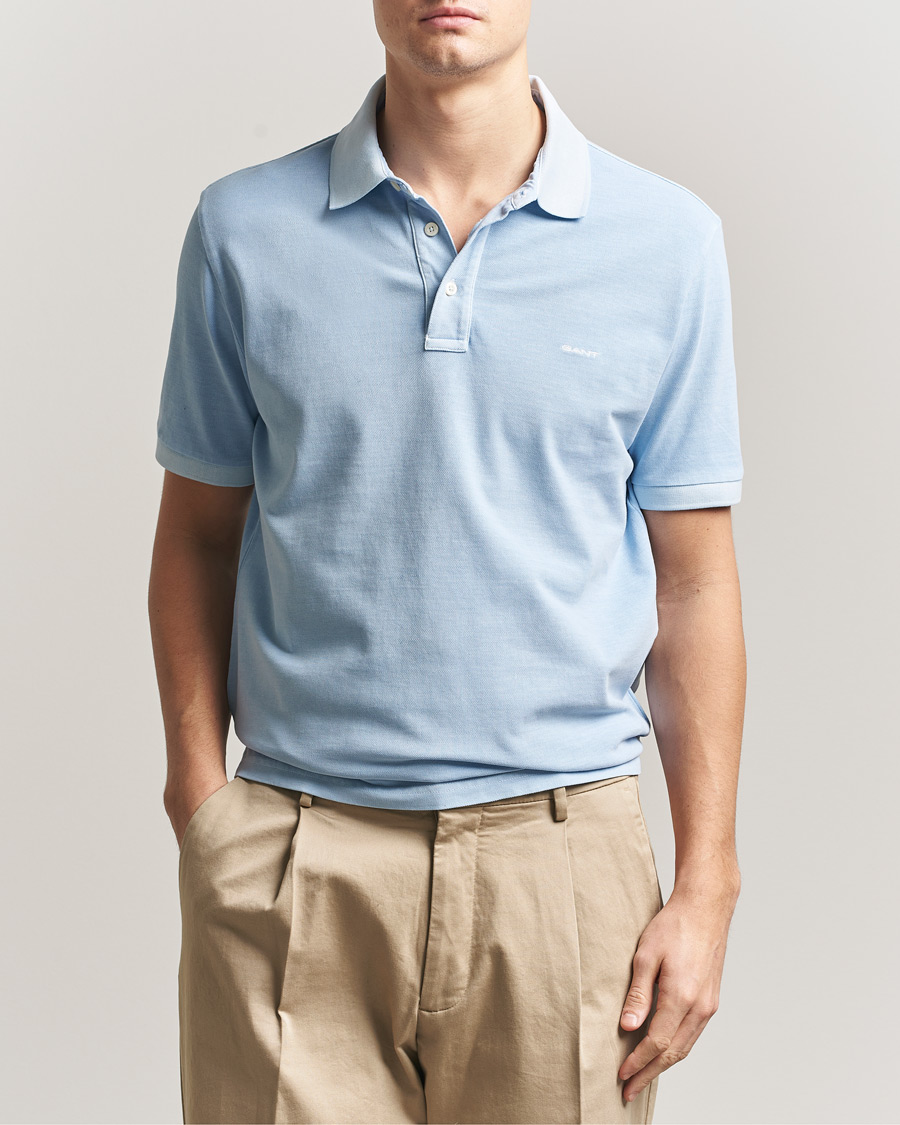 Uomini | Polo | Gant | Sunfaded Polo Fresh Blue