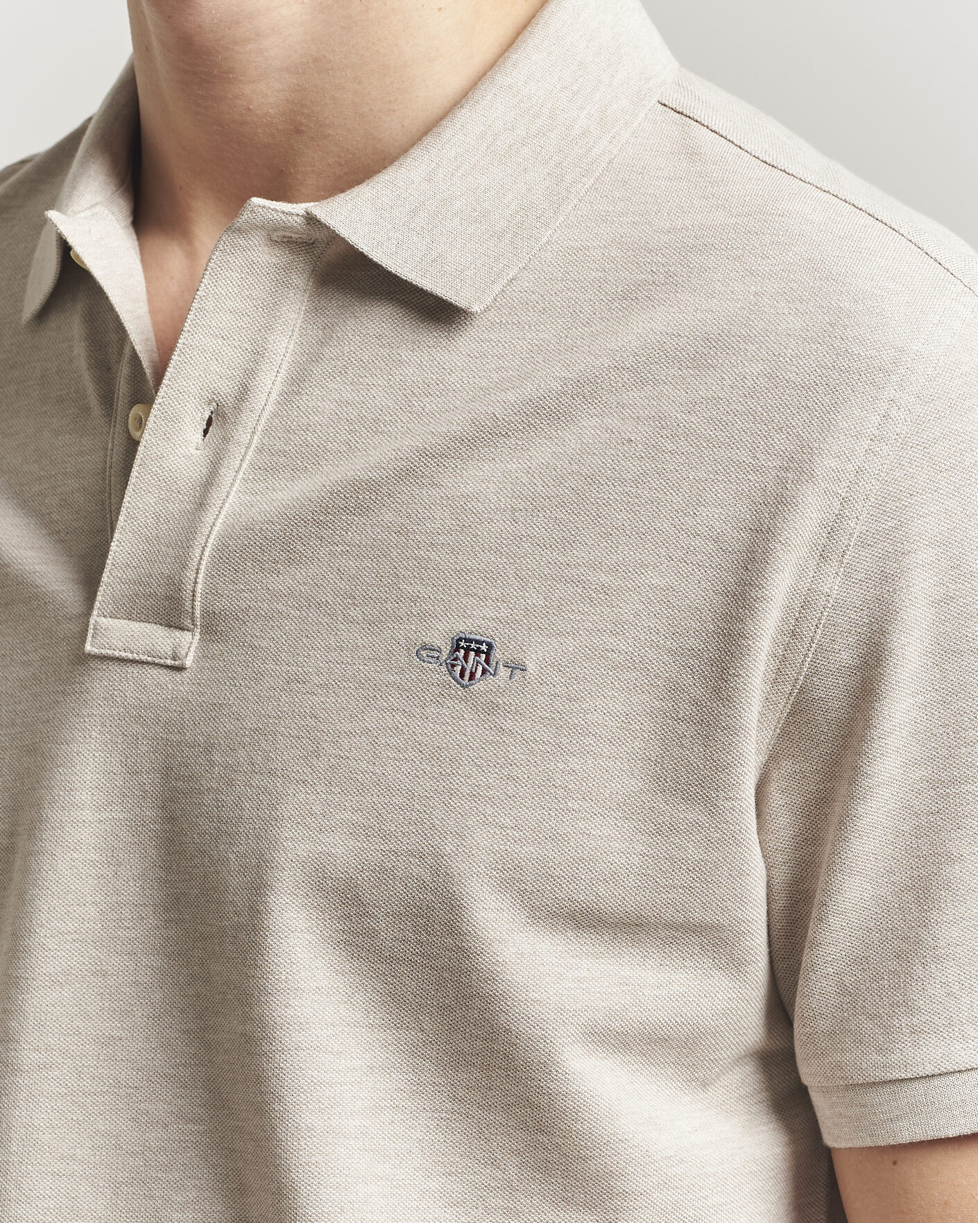 Uomini | Polo | GANT | The Original Polo Oat Melange