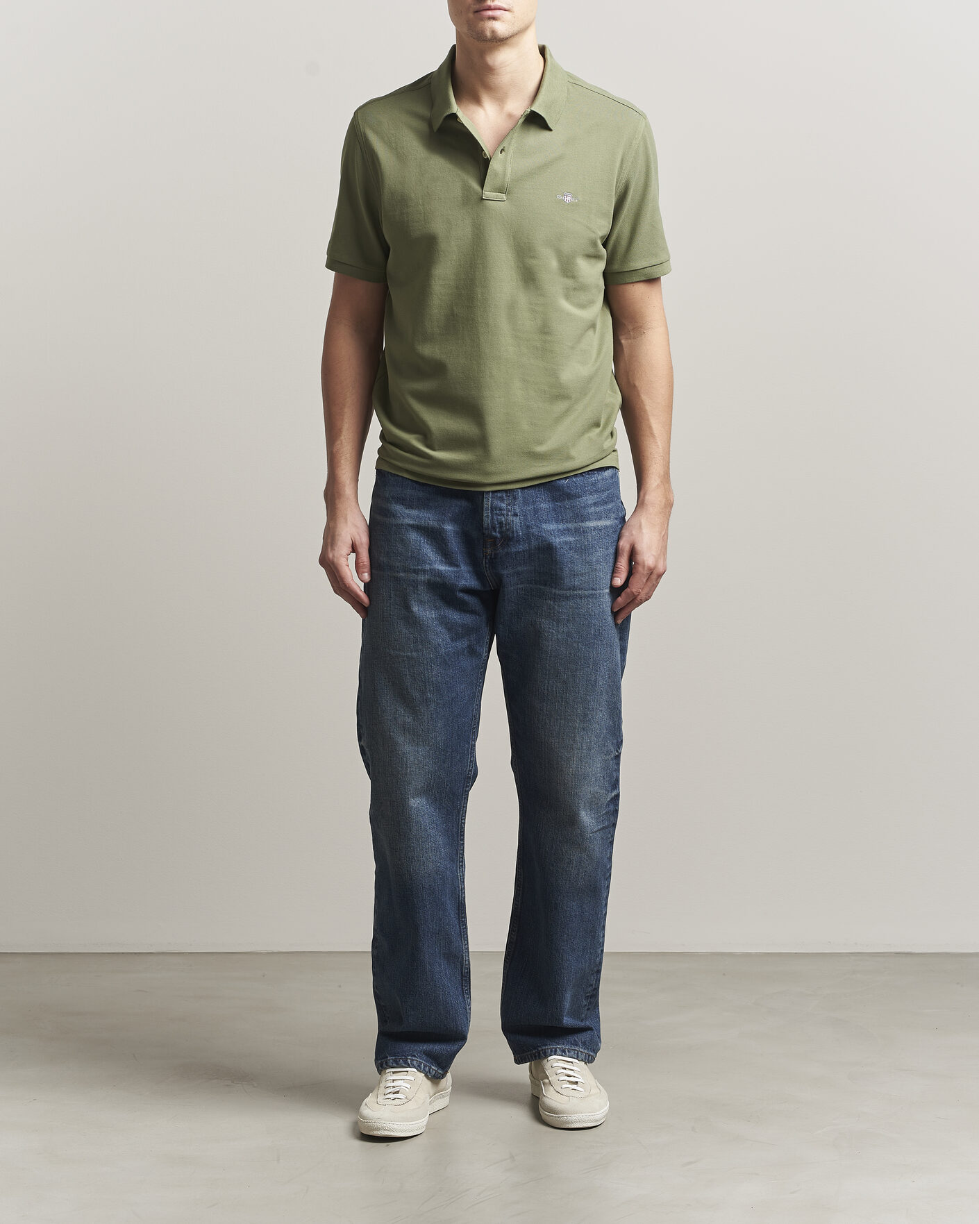 Uomini | Polo | Gant | The Original Polo Dry Herb Green