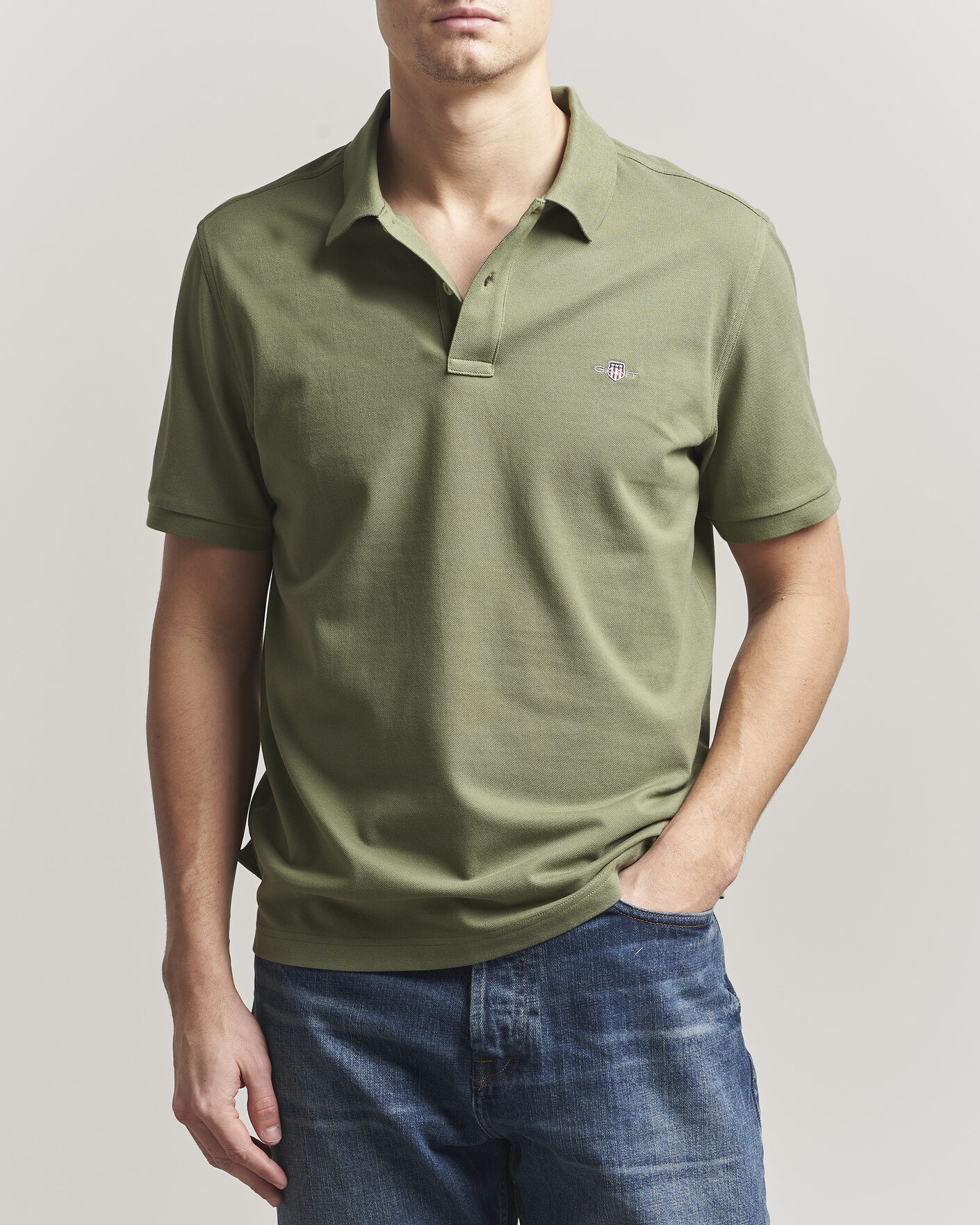 Uomini | Polo | GANT | The Original Polo Dry Herb Green