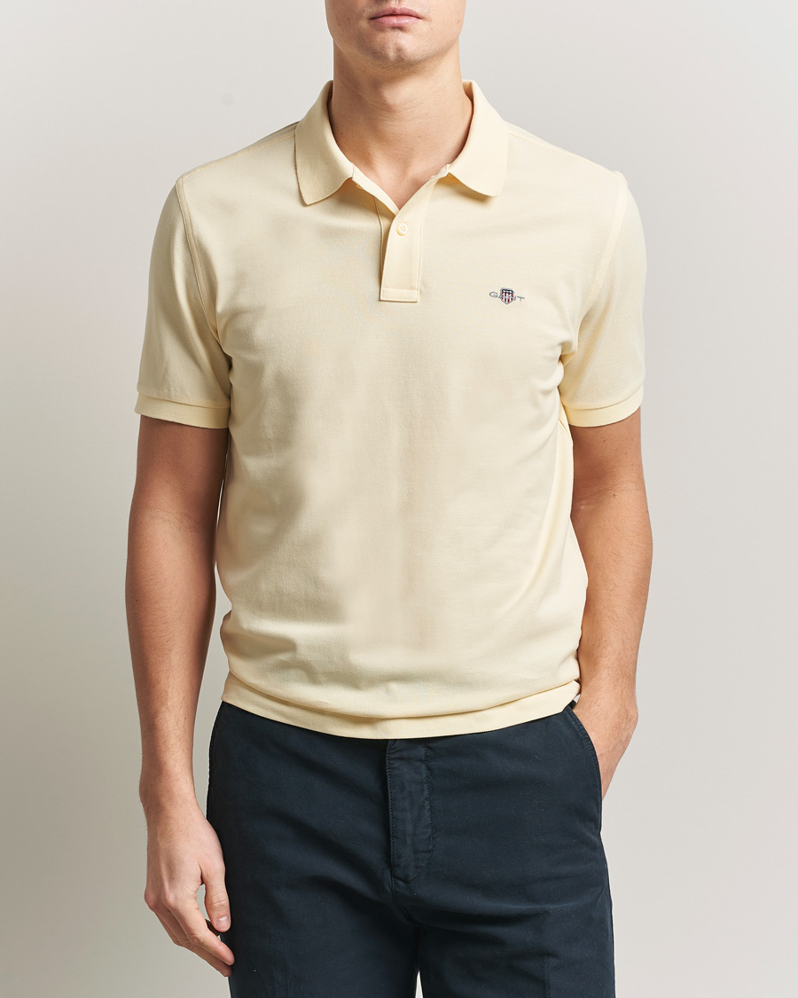 Uomini | Polo | GANT | The Original Polo Vanilla Yellow