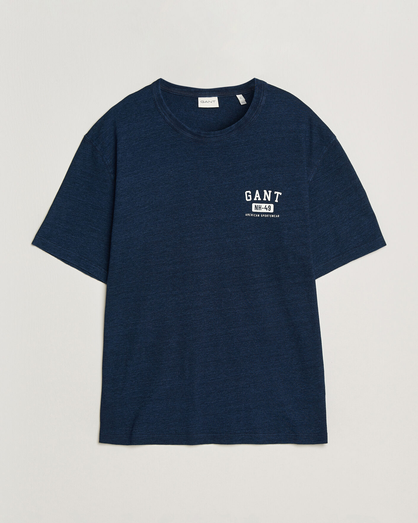 Uomini | T-shirt | Gant | Indigo Graphic T-Shirt Dark Blue
