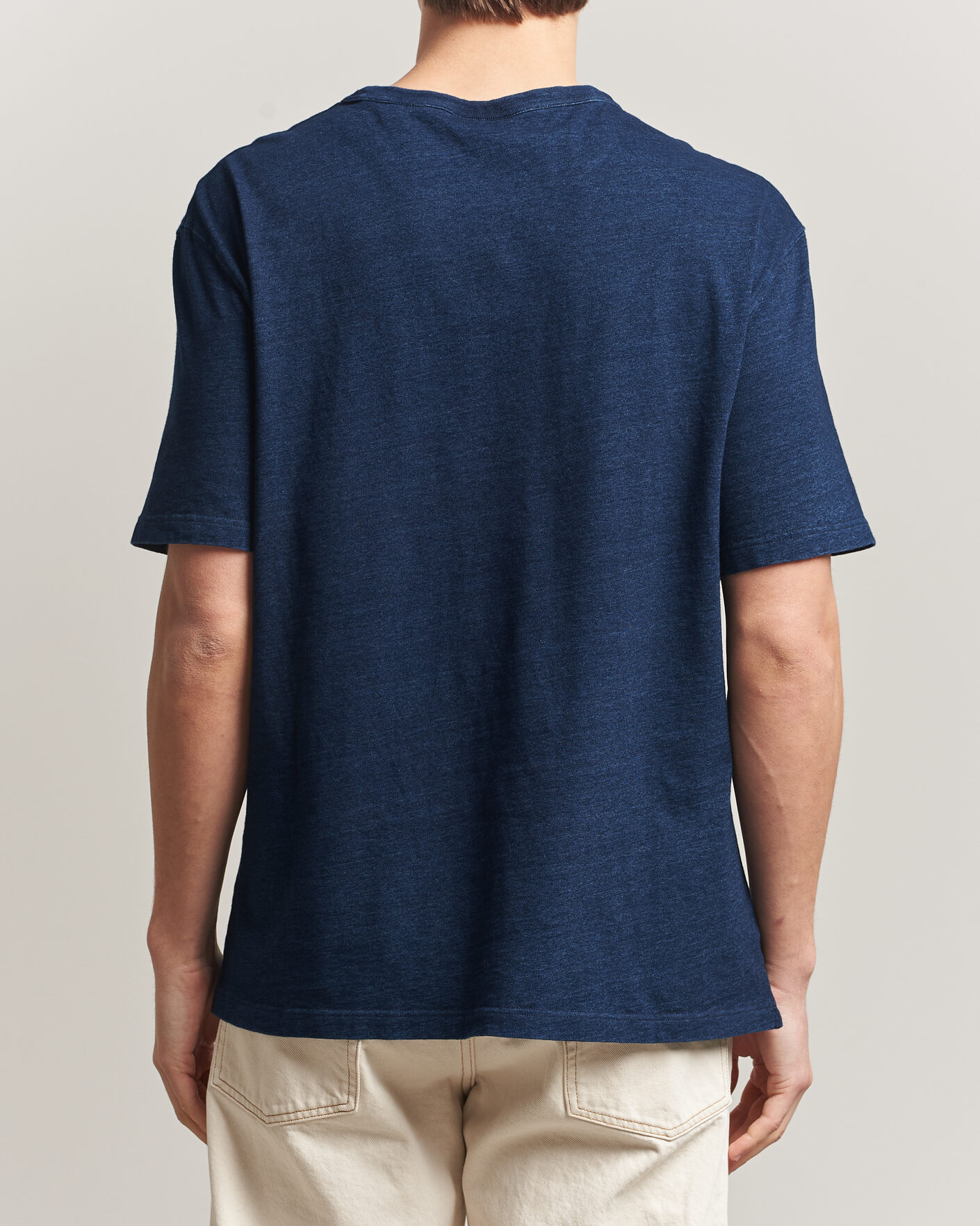 Uomini | T-shirt | Gant | Indigo Graphic T-Shirt Dark Blue
