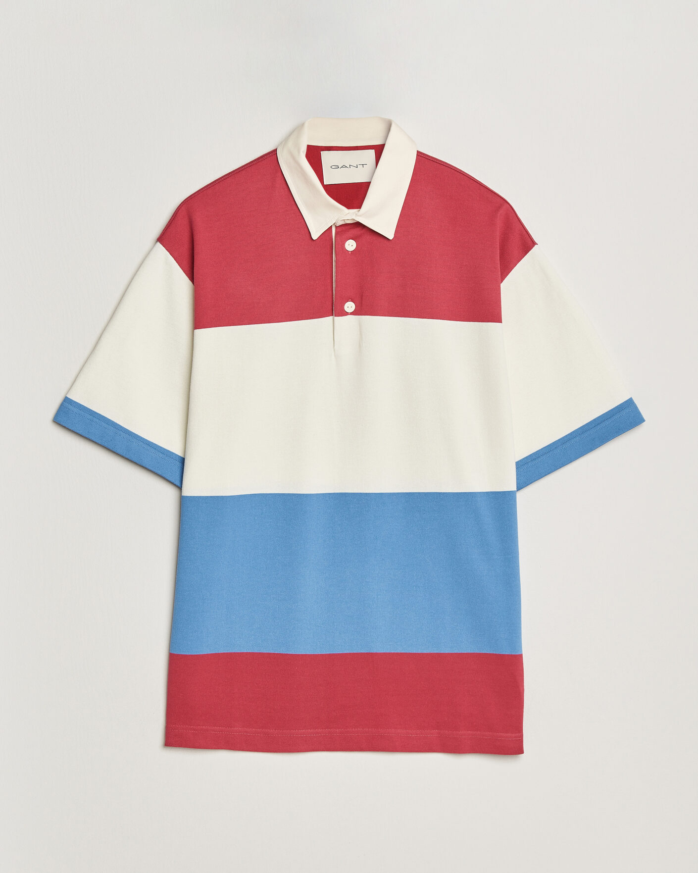 Uomini | Polo | GANT | Striped Short Sleeve Rugger Multi