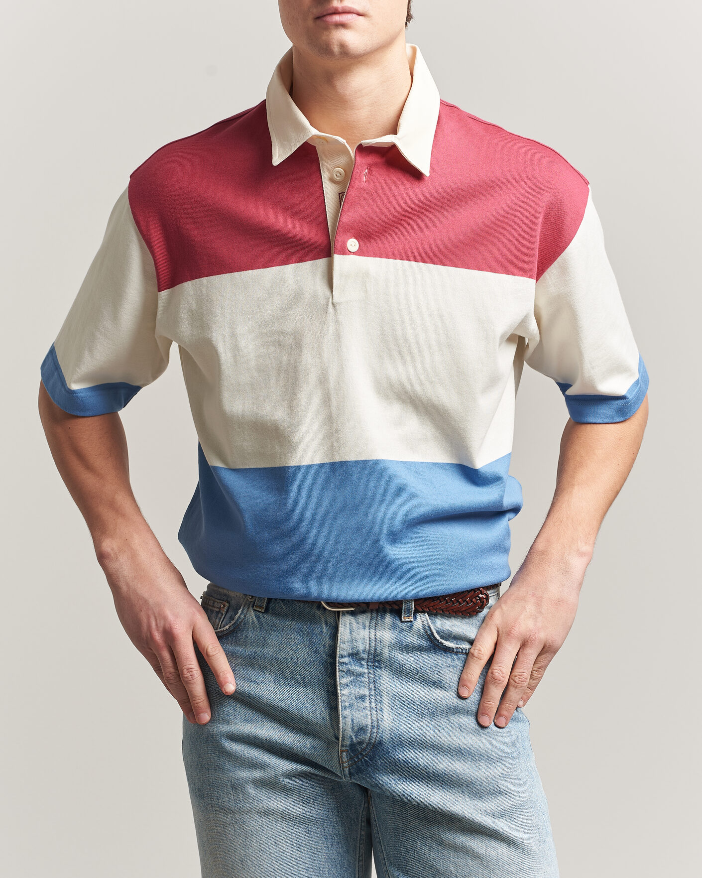 Uomini | Polo | GANT | Striped Short Sleeve Rugger Multi