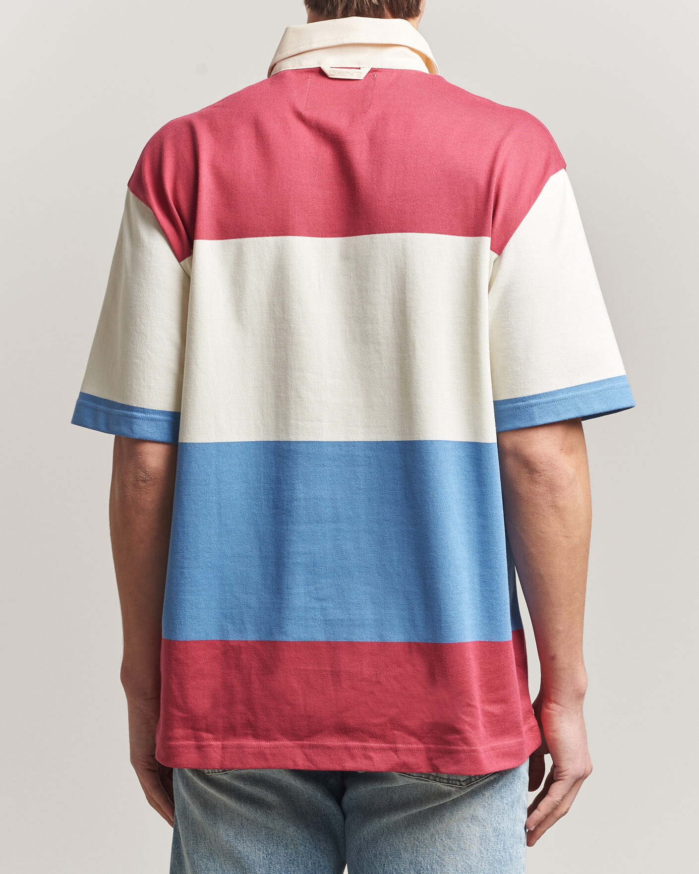 Uomini | Polo | GANT | Striped Short Sleeve Rugger Multi