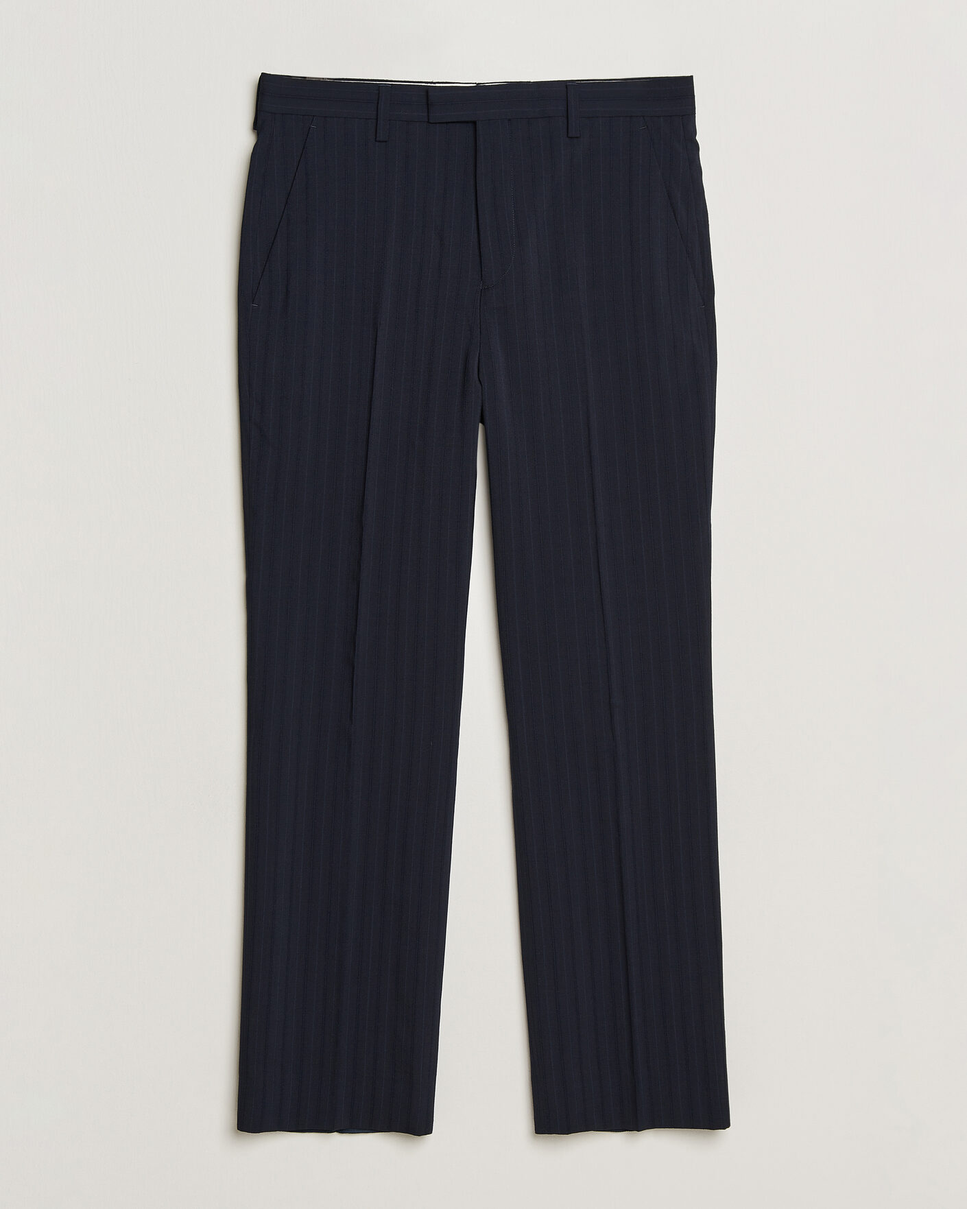 Uomini | Pantaloni | GANT | Tonal Pinstriped Suit Pants Evening Blue