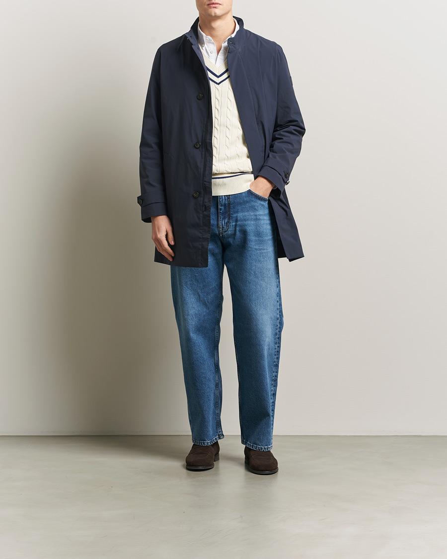 Uomini | Giacche | GANT | Lightweight Commuter Coat Evening Blue