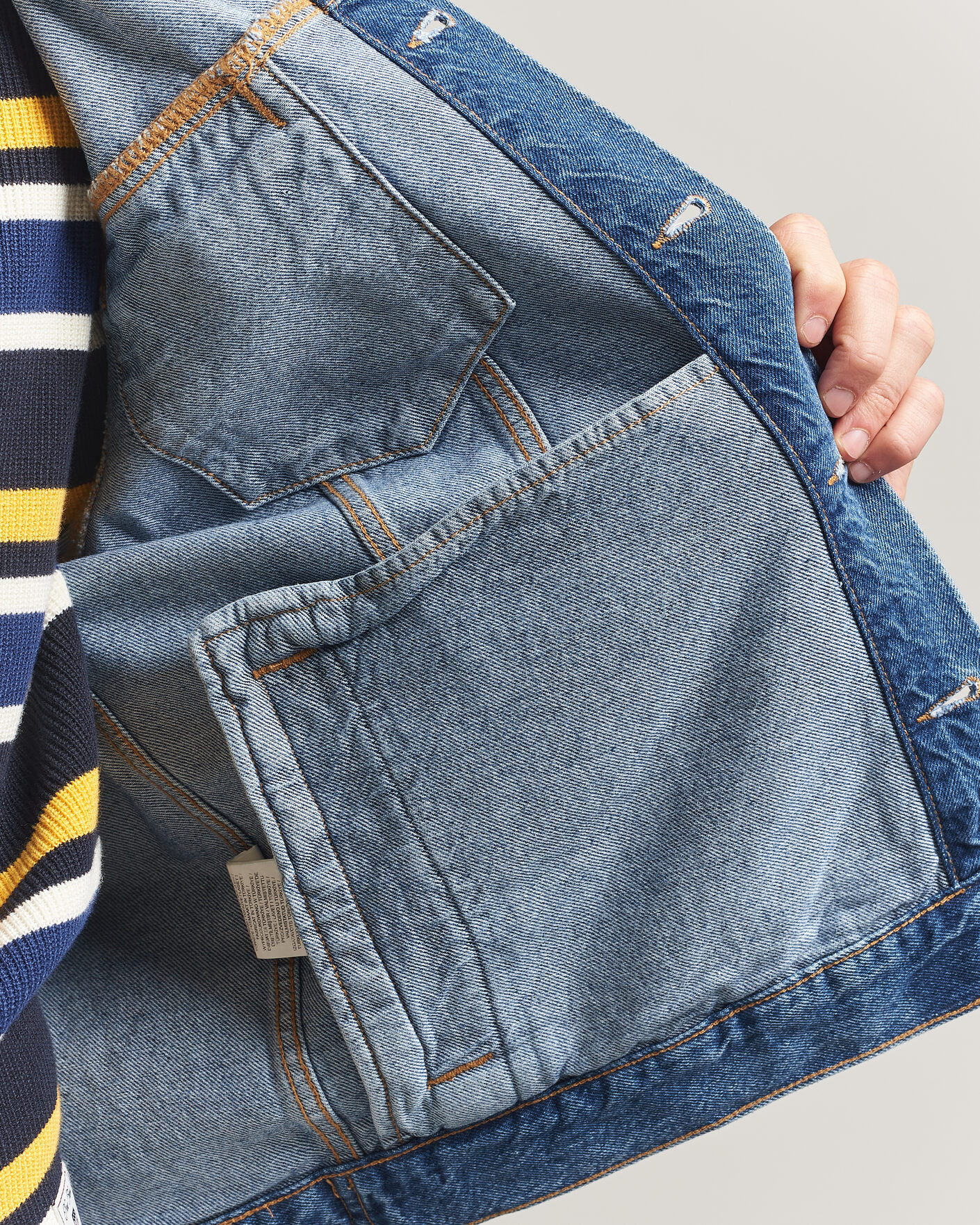 Uomini | Giacche | GANT | Denim Trucker Jacket Mid Blue