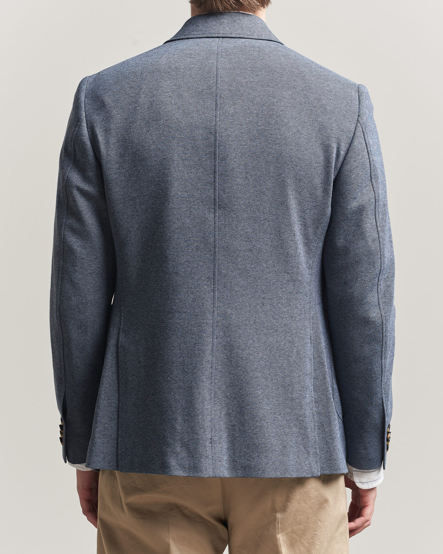 Uomini | Blazers | Gant | Two Tone Jersey Pique Blazer Salty Sea
