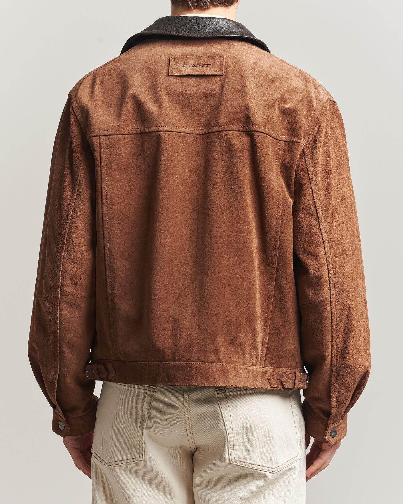 Uomini | Giacche | Gant | Suede Jacket Mahogany Brown