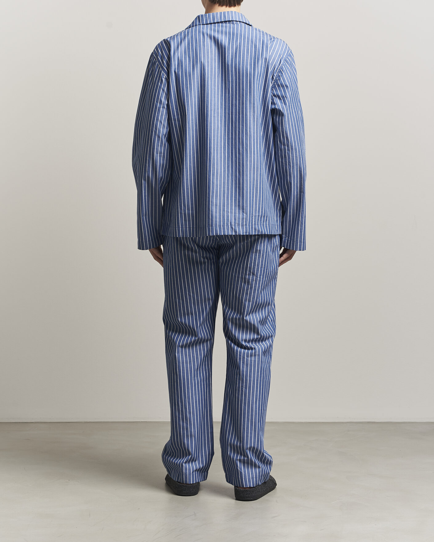 Uomini | Accappatoi & Pigiami | Gant | Striped Poplin Pyjama Set Deep Cobalt