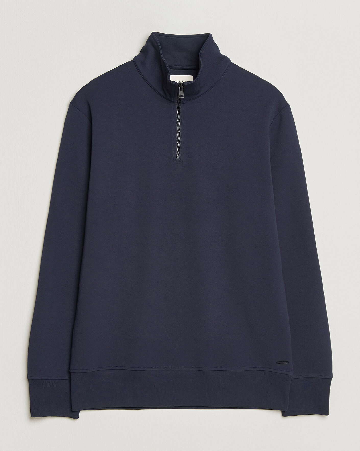 Uomini | Maglieria | Gant | Interlock Half Zip Evening Blue