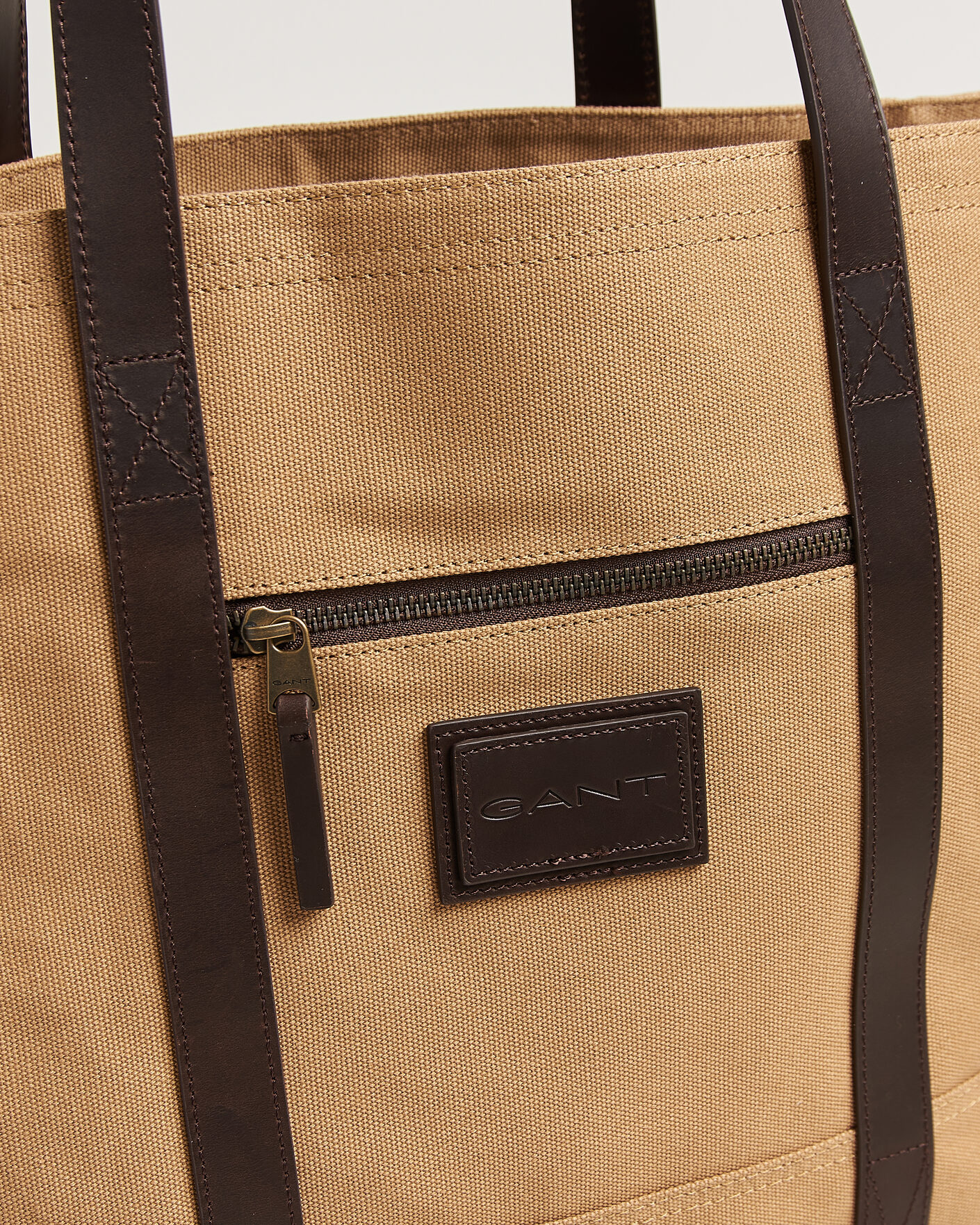 Uomini | Borse | GANT | Washed Canvas Tote Bag Warm Khaki