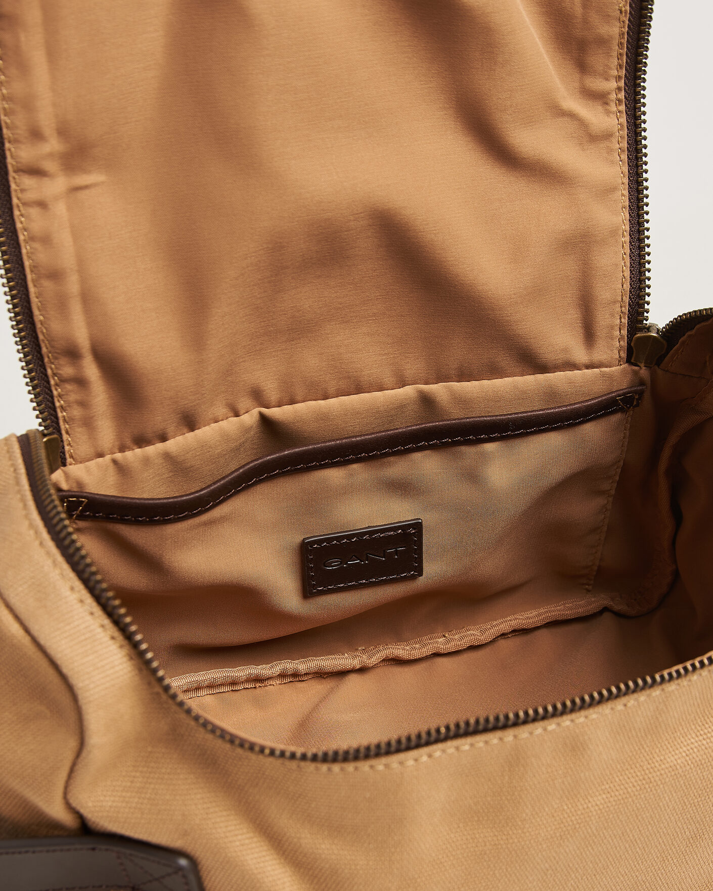 Uomini | Borse | Gant | Washed Canvas Washbag Warm Khaki