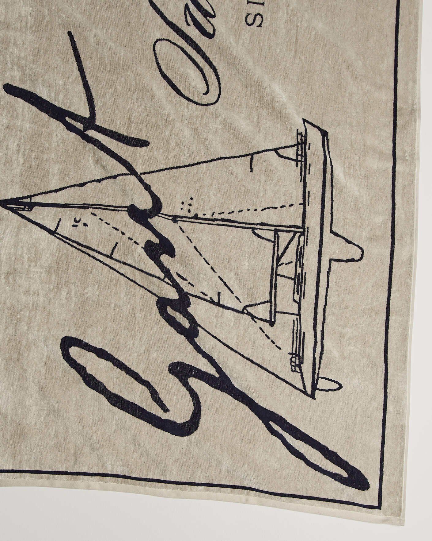Uomini | Tessuti | Gant | Since 1949 Beach Towel Faded Beige