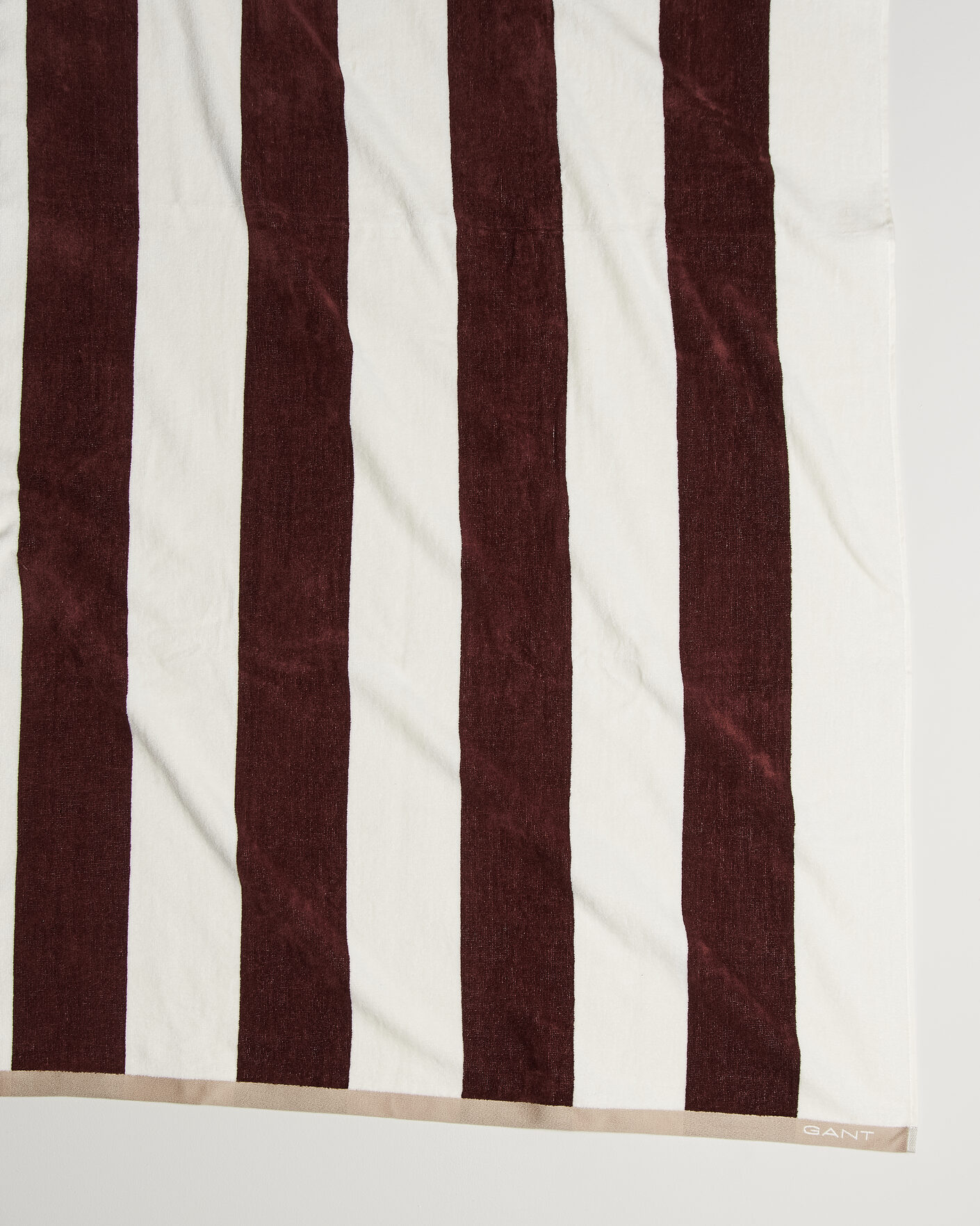 Uomini | Tessuti | Gant | Striped Beach Towel Fresh Soil