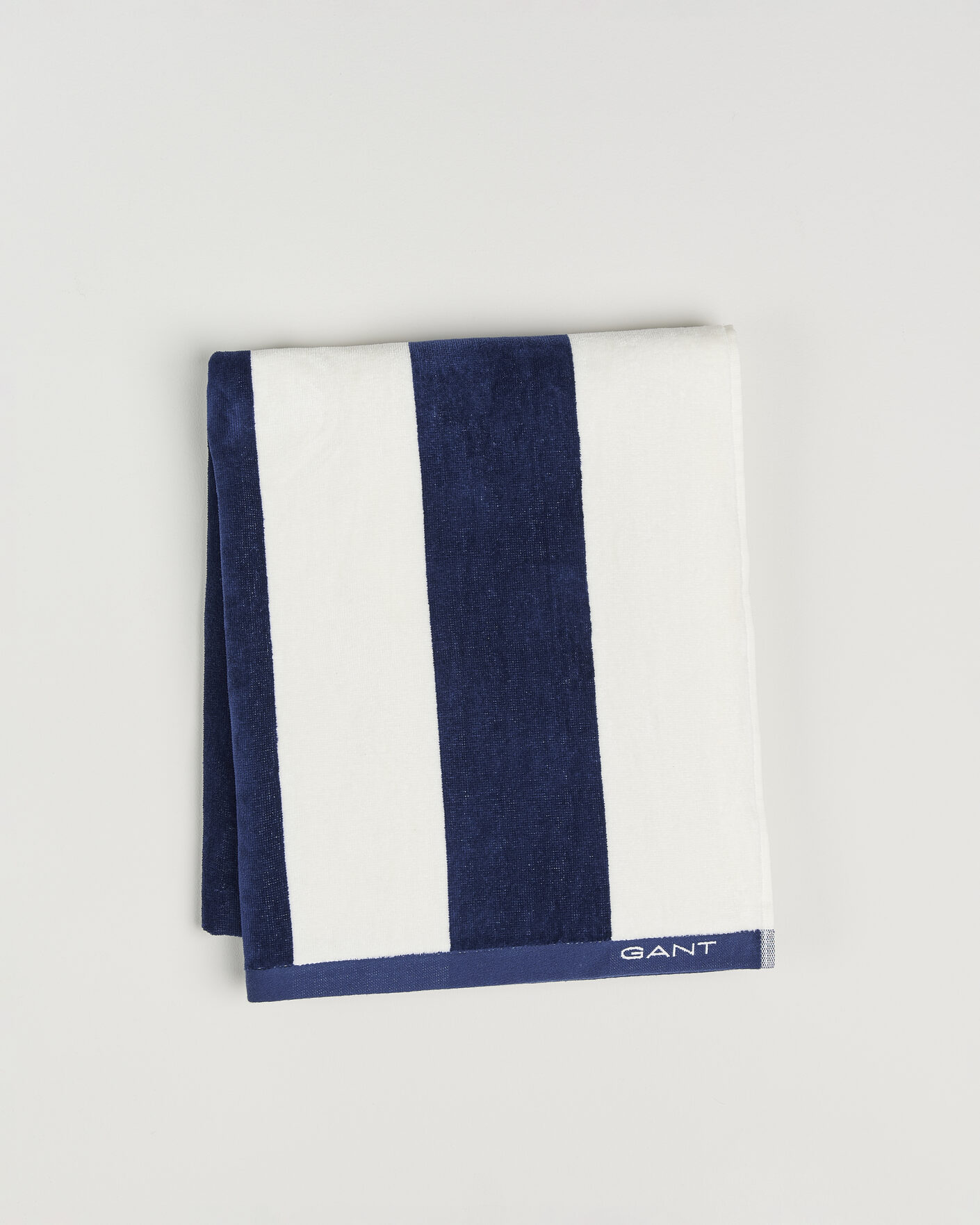 Uomini | Tessuti | GANT | Striped Beach Towel Vintage Blue