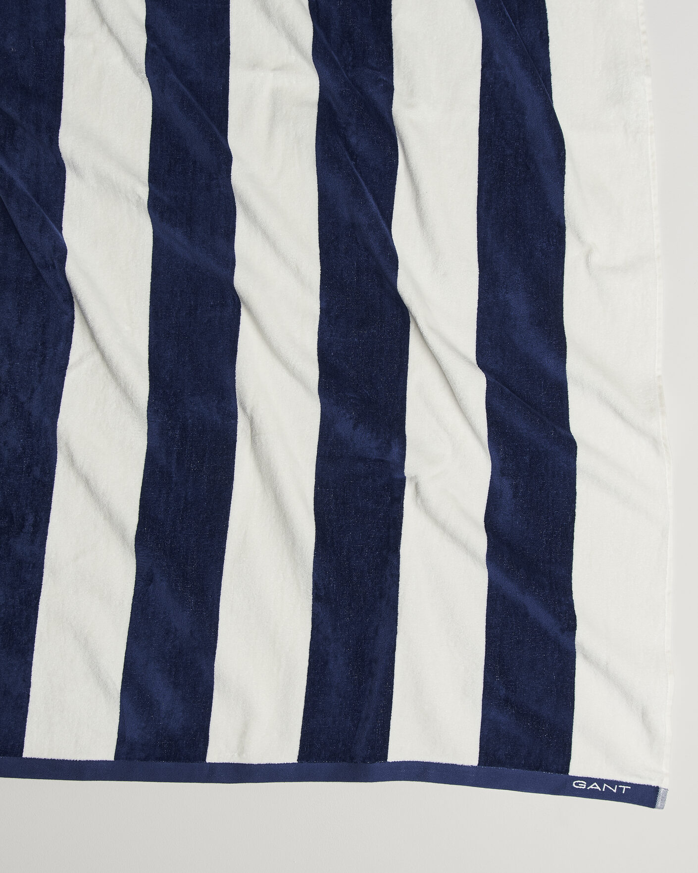 Uomini | Tessuti | Gant | Striped Beach Towel Vintage Blue