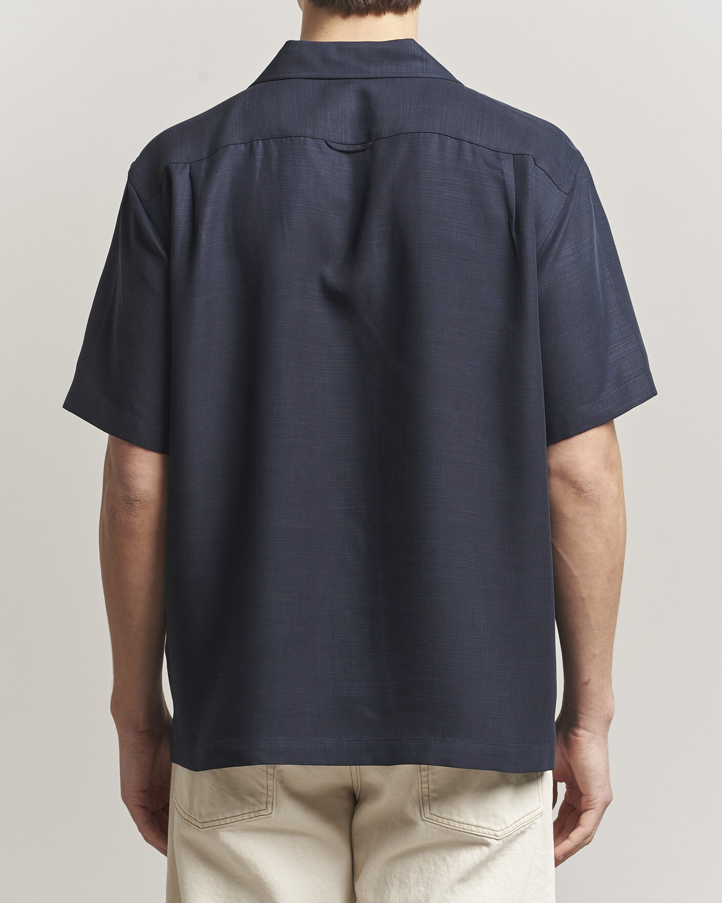 Uomini | Camicie | Gant | Regular Fit Lyocell Resort Shirt Evening Blue