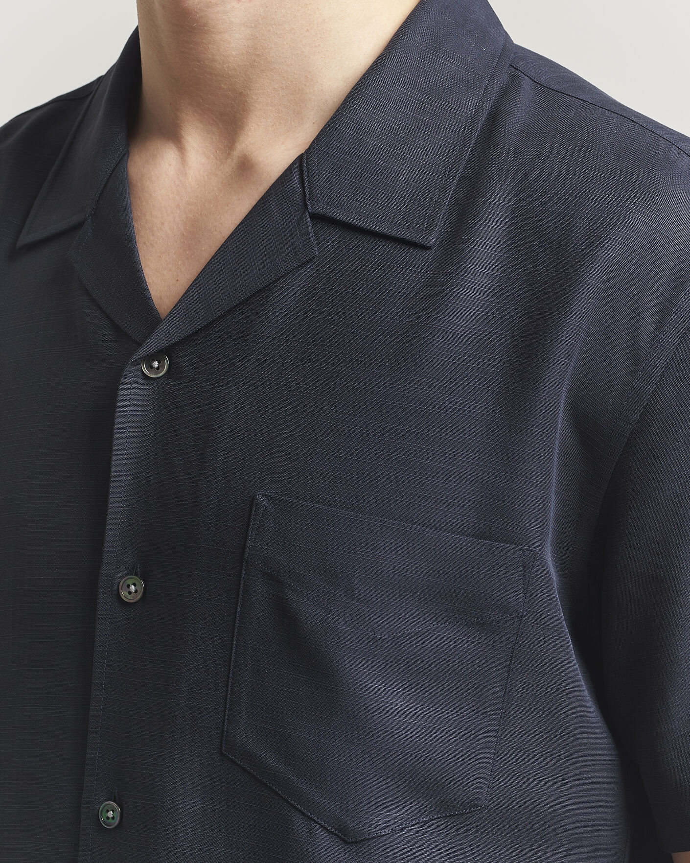 Uomini | Camicie | Gant | Regular Fit Lyocell Resort Shirt Evening Blue
