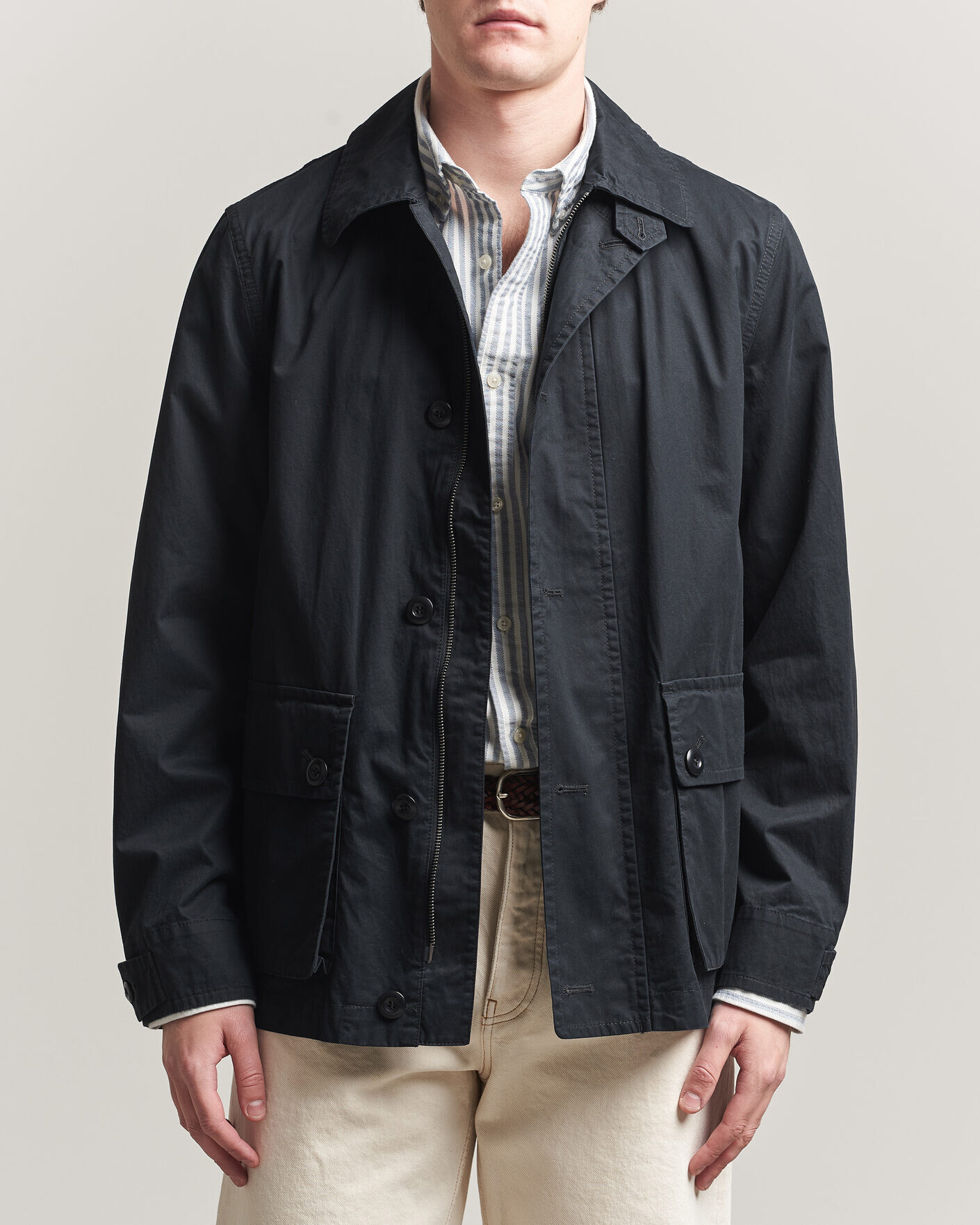Uomini | Giacche | Gant | Cotton Decker Jacket Black