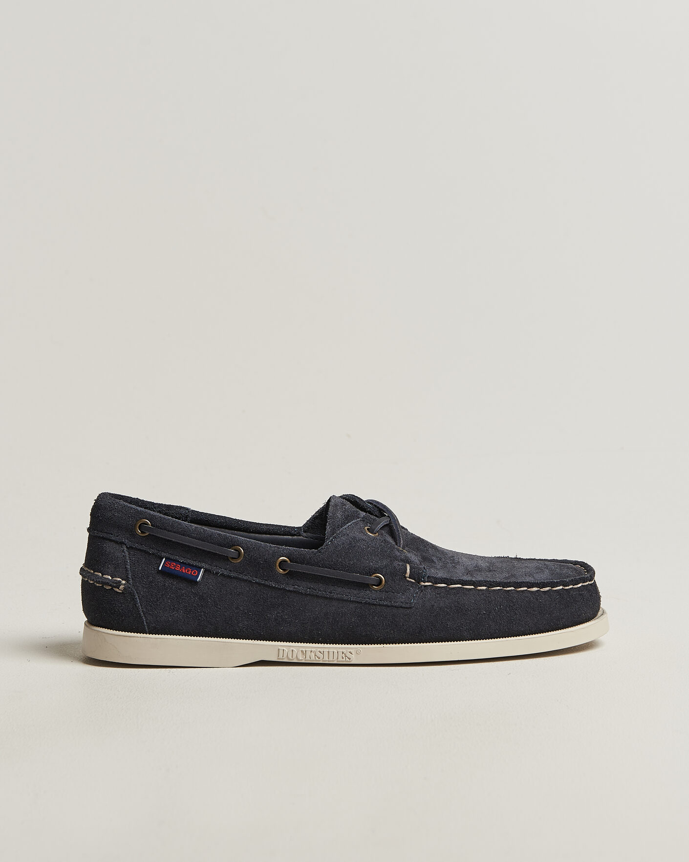 Uomini | Scarpe da barca | Sebago | Docksides Suede Boat Shoe Blue Navy