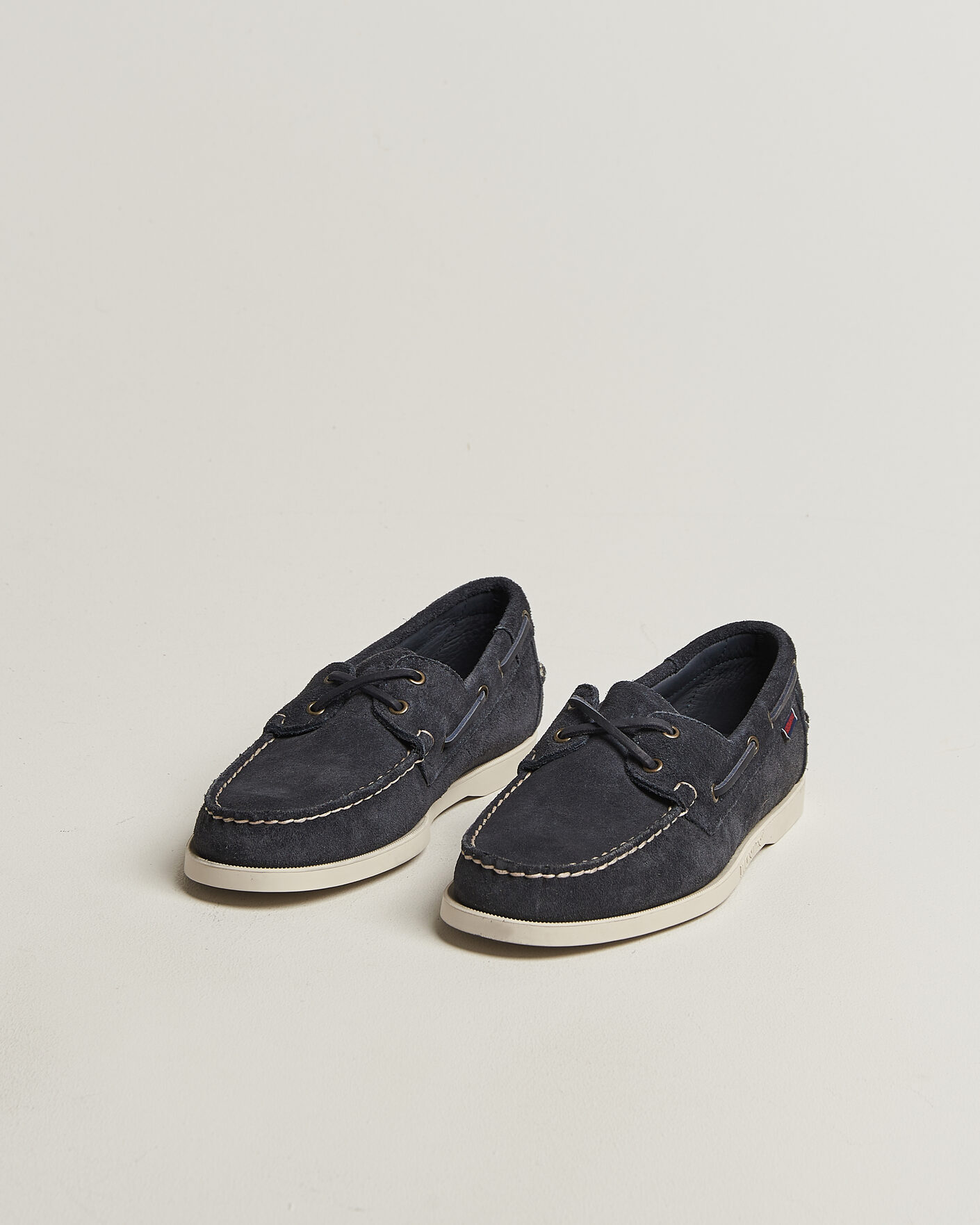 Uomini | Scarpe da barca | Sebago | Docksides Suede Boat Shoe Blue Navy
