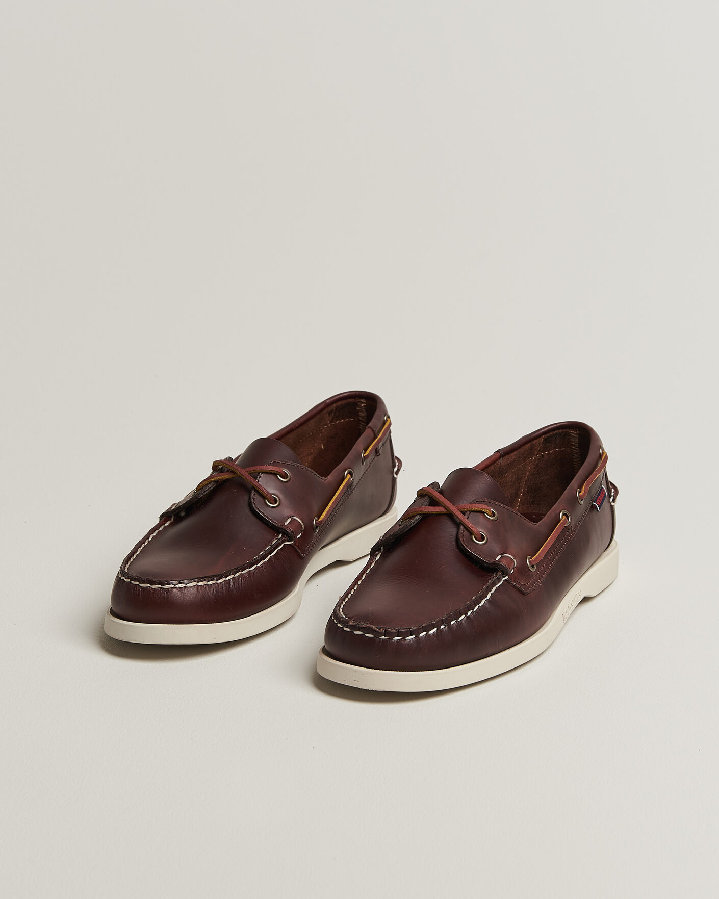 Uomini | Scarpe da barca | Sebago | Docksides Portland Waxed Boat Shoe Dark Brown