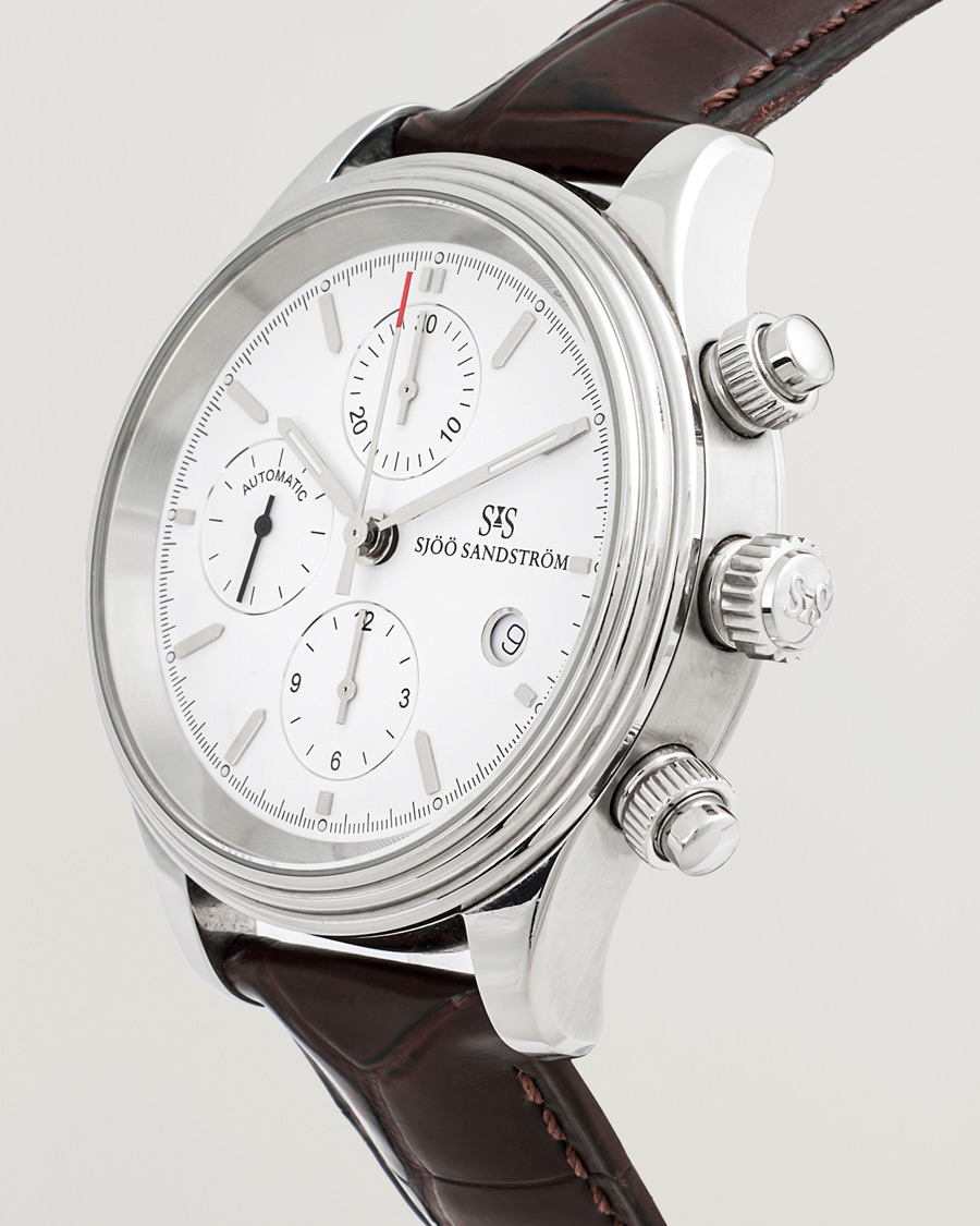 Uomini | Pre-Owned & Vintage Watches | Sjöö Sandström Pre-Owned | Royal Steel Chrono 