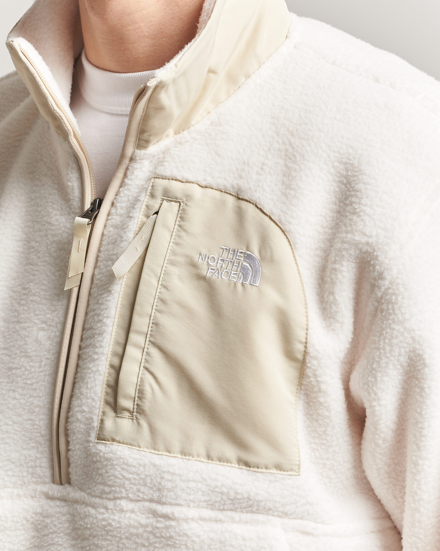 Uomini | Maglieria | The North Face | Yumiori Fleece Half Zip White Dune