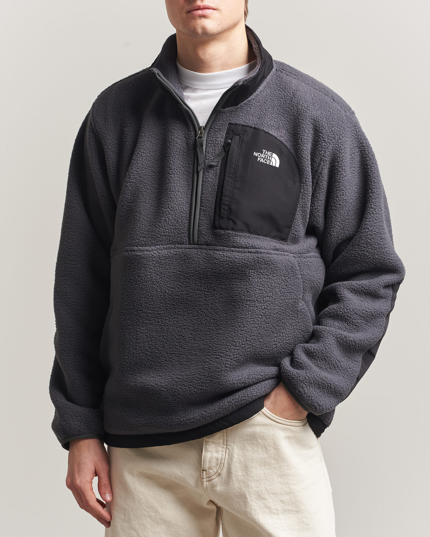 Uomini | Maglieria | The North Face | Yumiori Fleece Half Zip Asphalt Grey