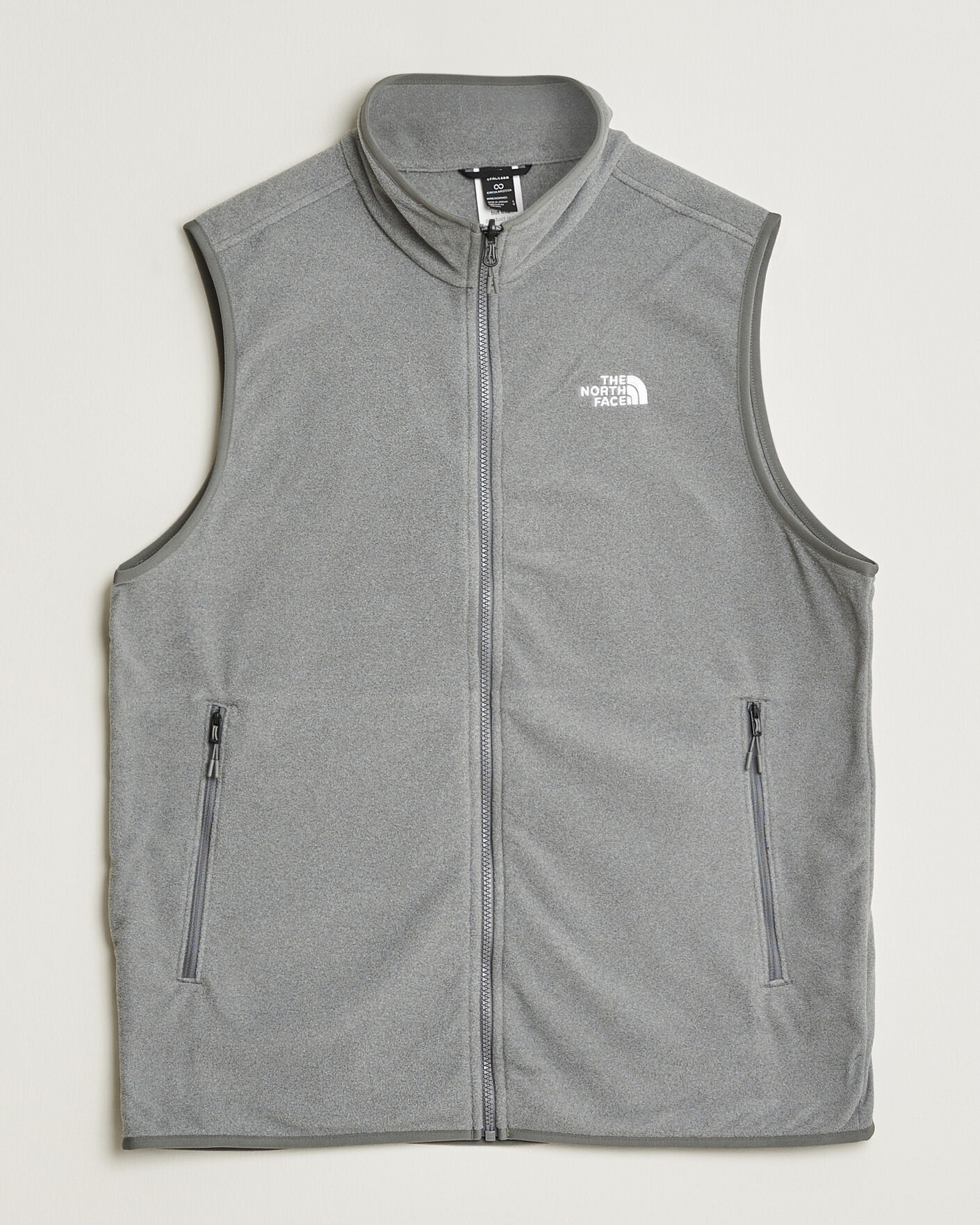 Uomini | Gilet | The North Face | Glacier Fleece Vest Grey