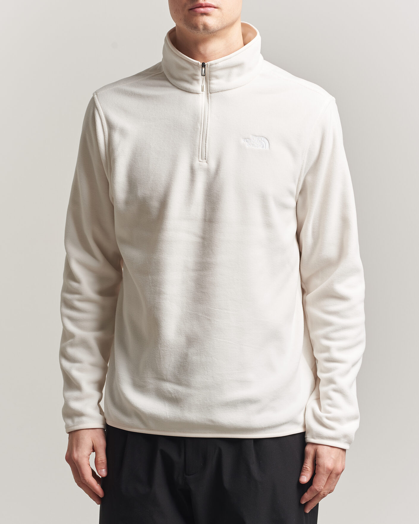 Uomini | Maglieria | The North Face | Glacier 1/4 Zip Fleece White Dune