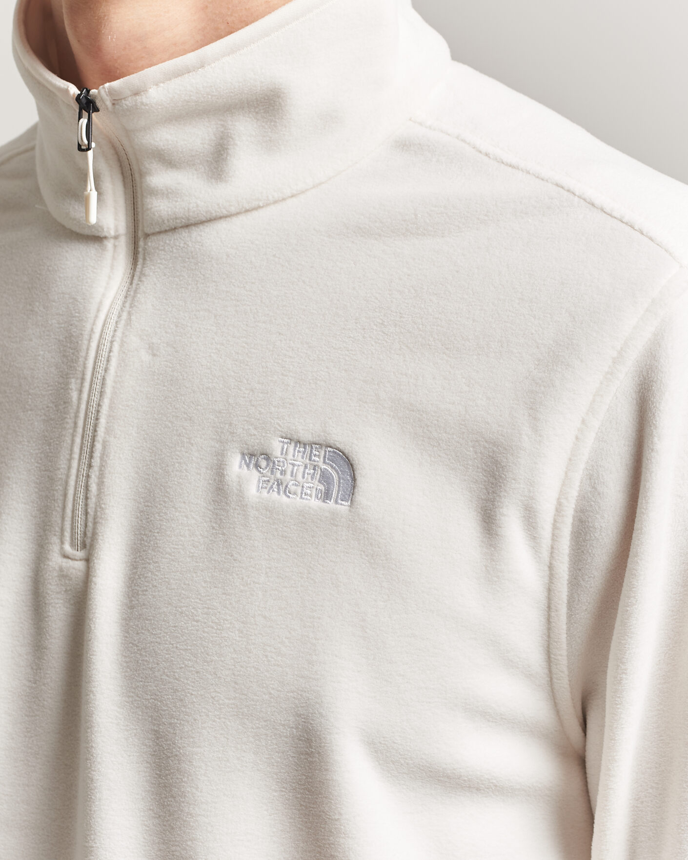 Uomini | Maglieria | The North Face | Glacier 1/4 Zip Fleece White Dune