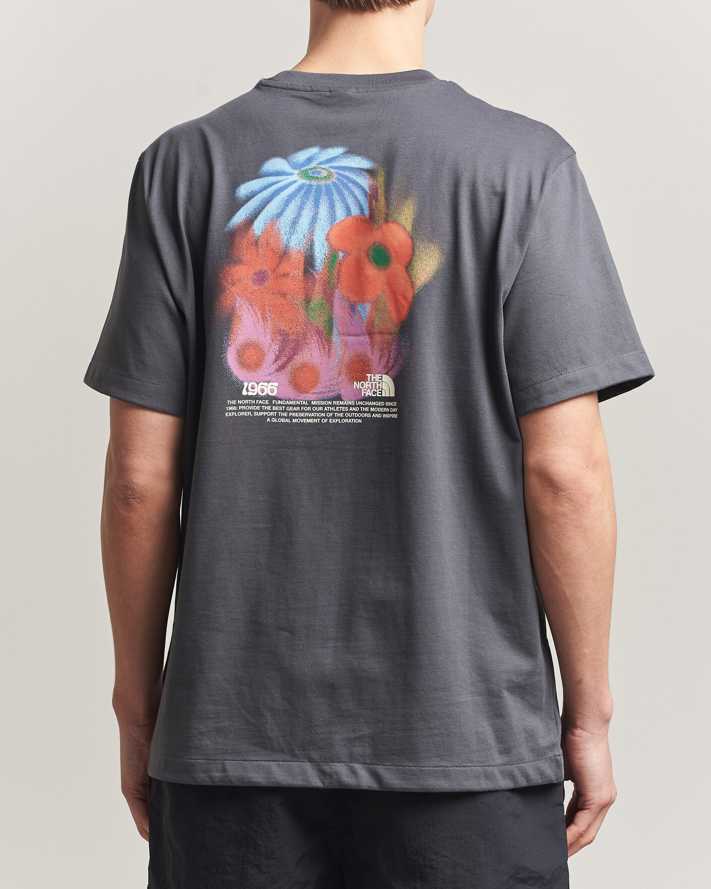 Uomini | T-shirt | The North Face | 1966 Printed T-Shirt Anthracite Grey