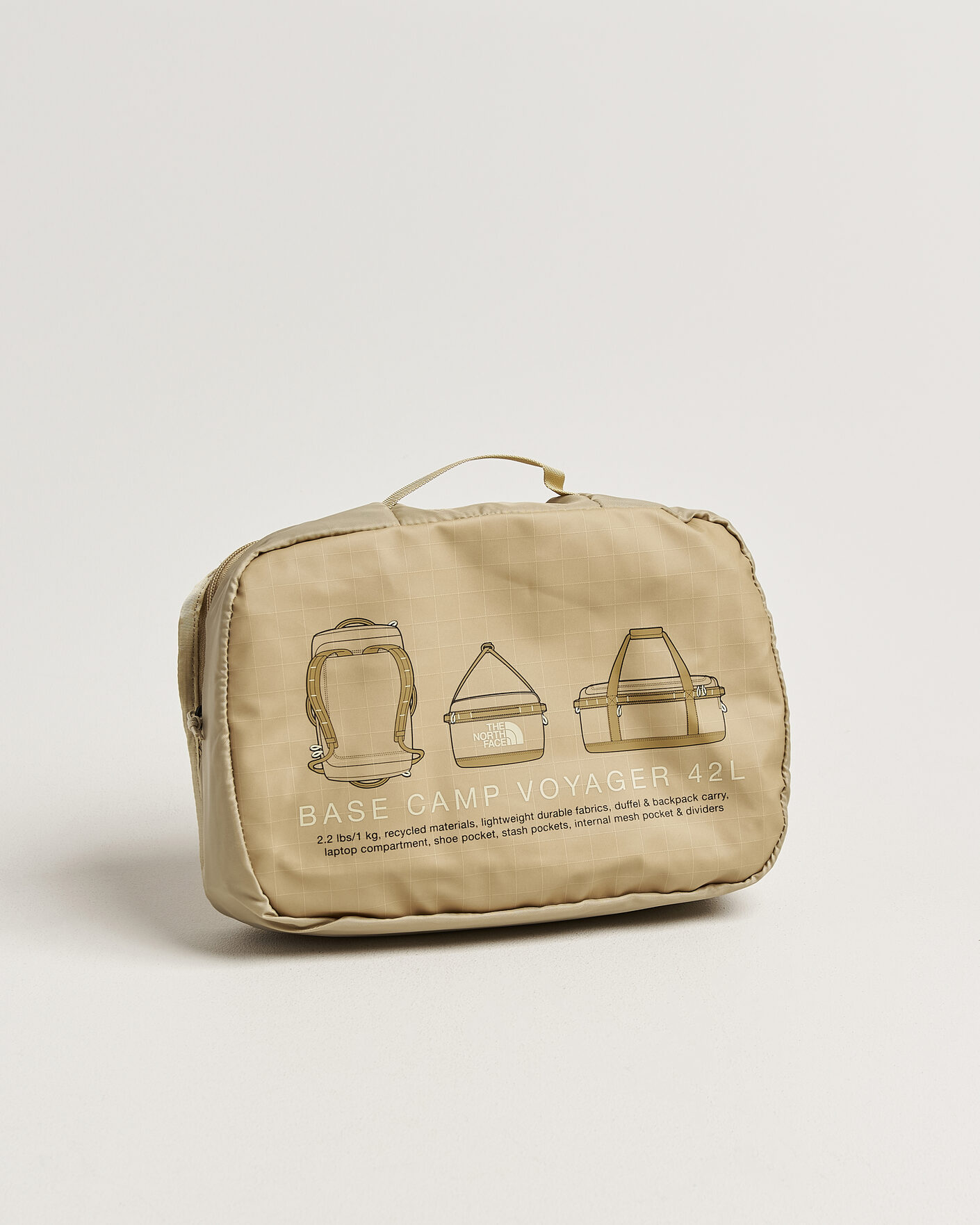 Uomini | Borse | The North Face | Base Camp Voyager Duffel 42 Khaki Stone