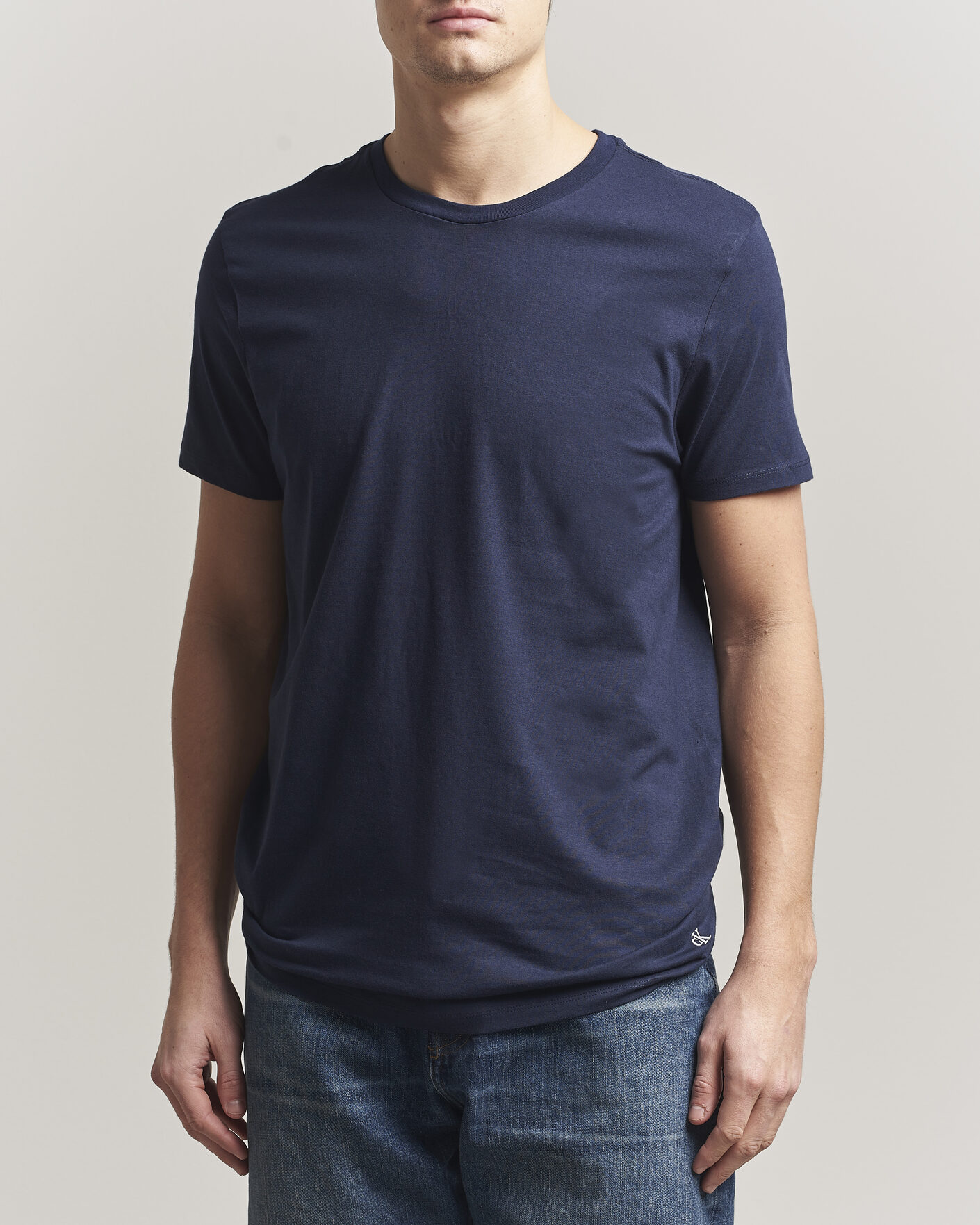 Uomini | T-shirt | Calvin Klein | 3-Pack Cotton Crew Neck T-Shirt Navy/Red/Blue