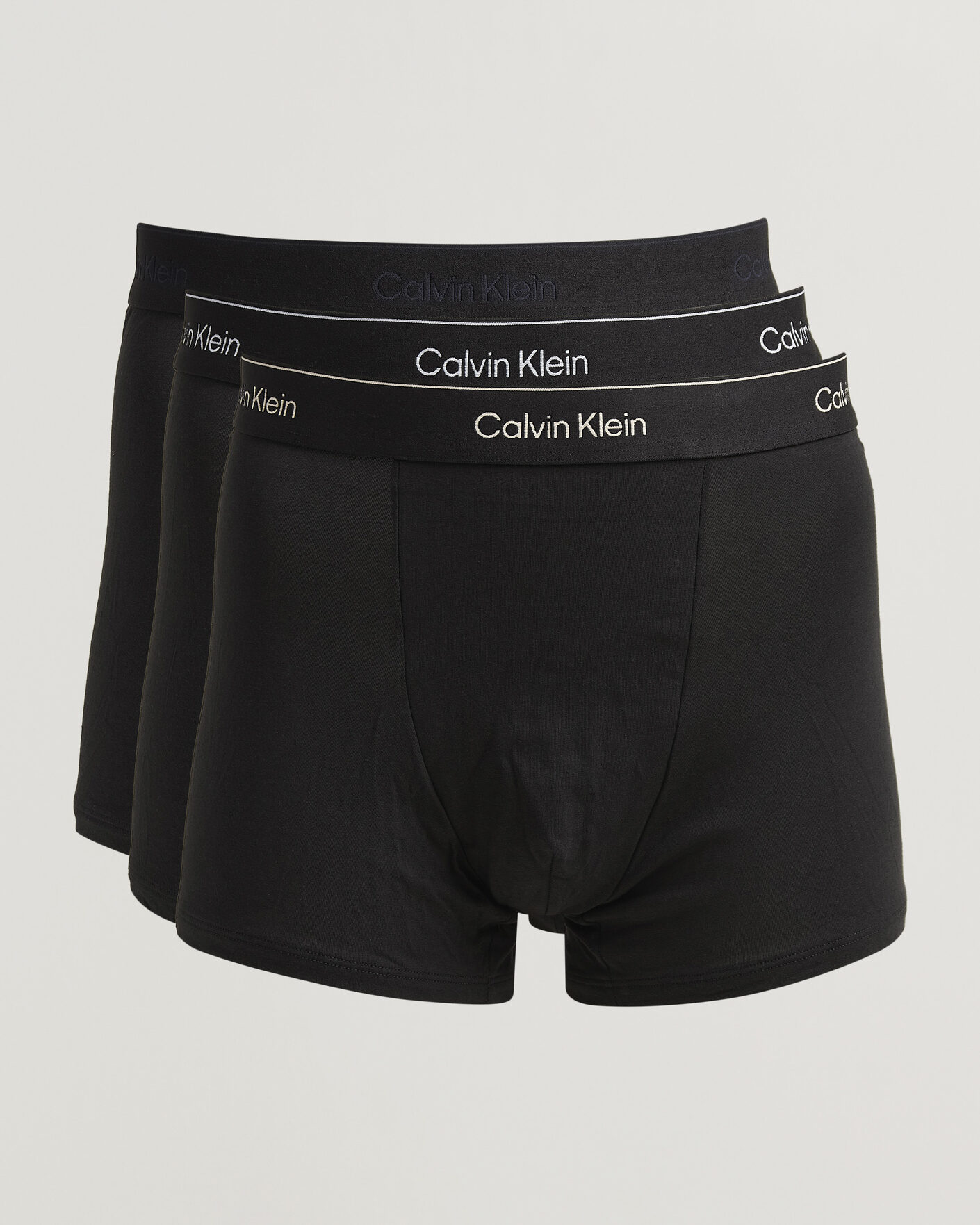 Uomini | Biancheria intima | Calvin Klein | 3-Pack Icon Cotton Stretch Relaxed Trunk Black