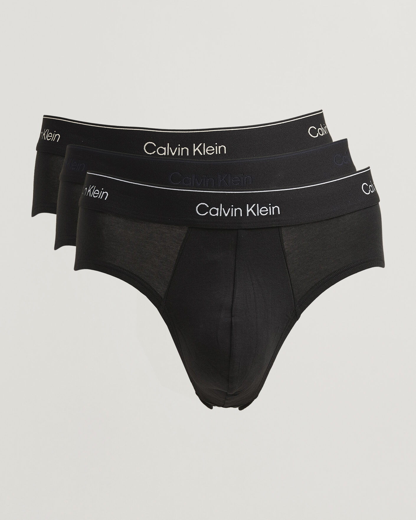 Uomini | Biancheria intima | Calvin Klein | 3-Pack Icon Cotton Stretch Hip Brief Black