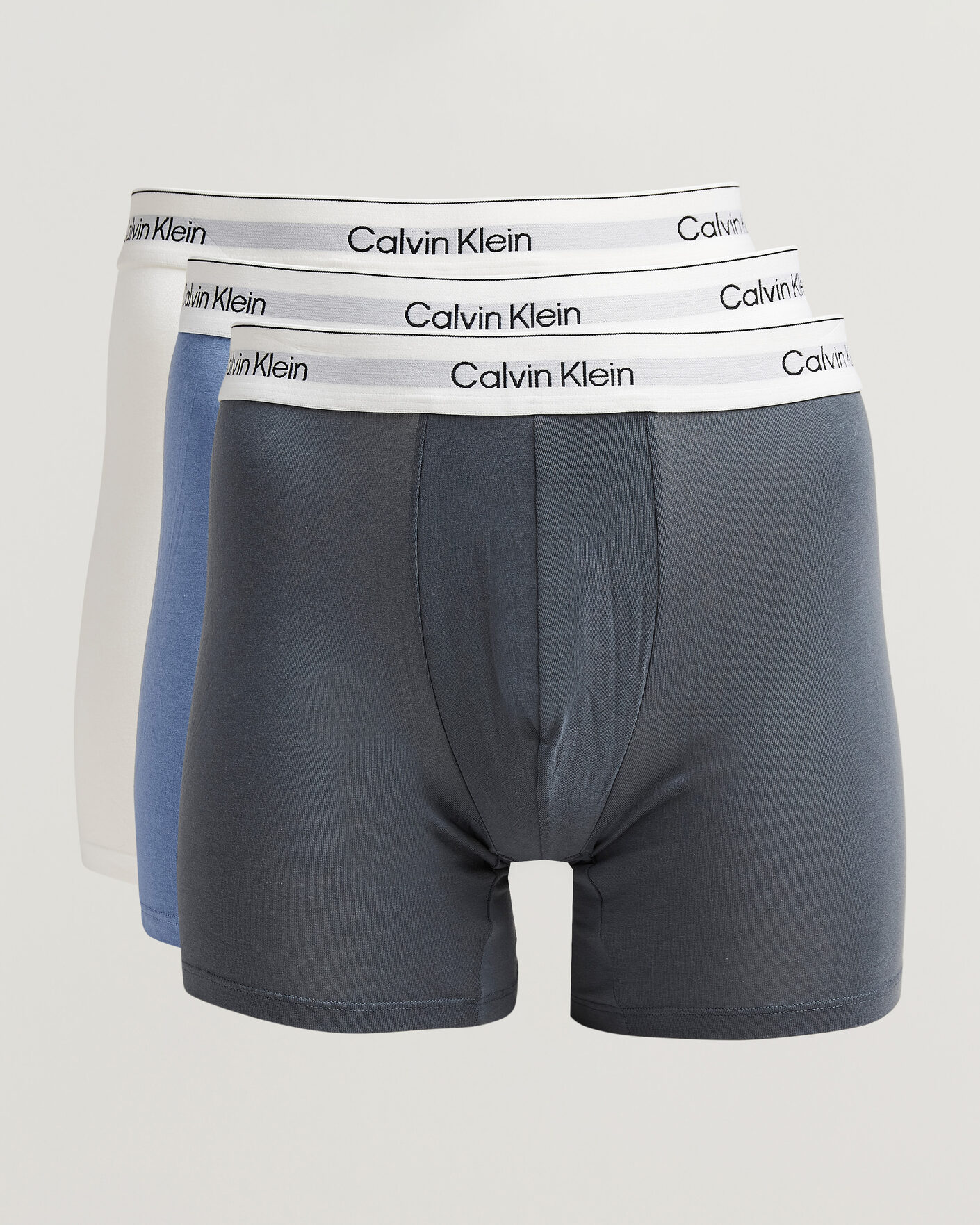 Uomini | Biancheria intima | Calvin Klein | 3-Pack Icon Cotton Stretch Boxer Brief Grey/Blue/White